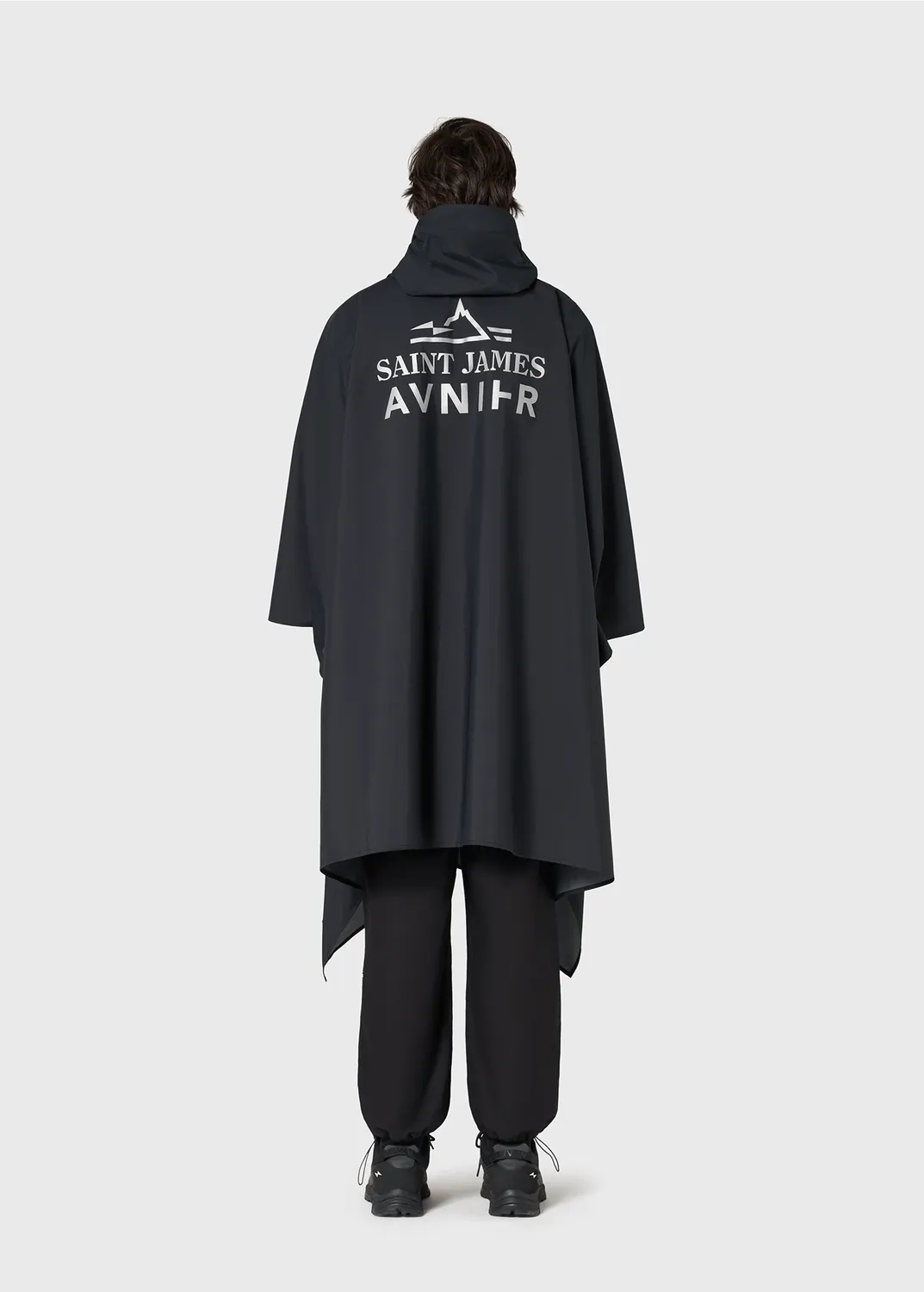 Saint James Kyodeau x Avnier cape imperméable noir