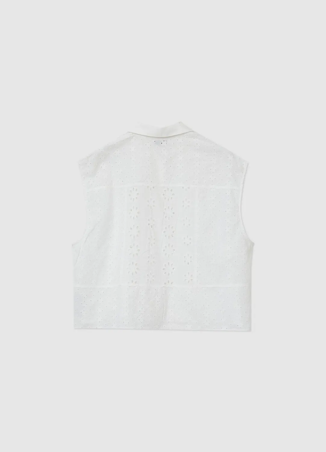 Calliope blouse sans manches broderie femme
