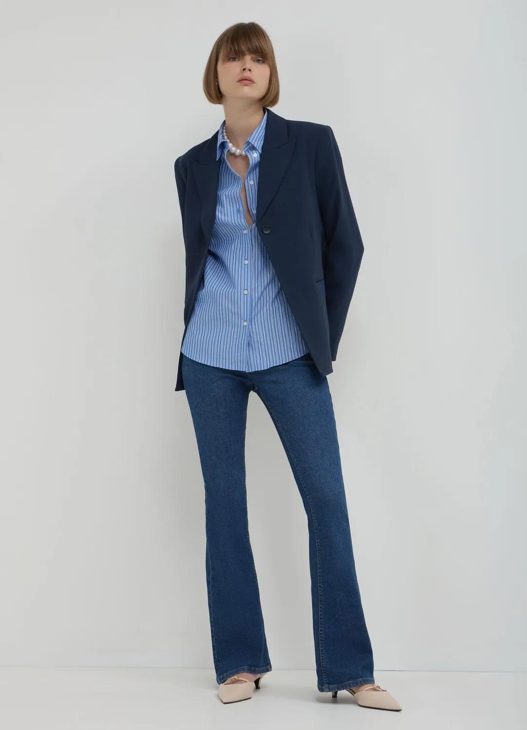 Calliope jean flare femme regular 5 poches