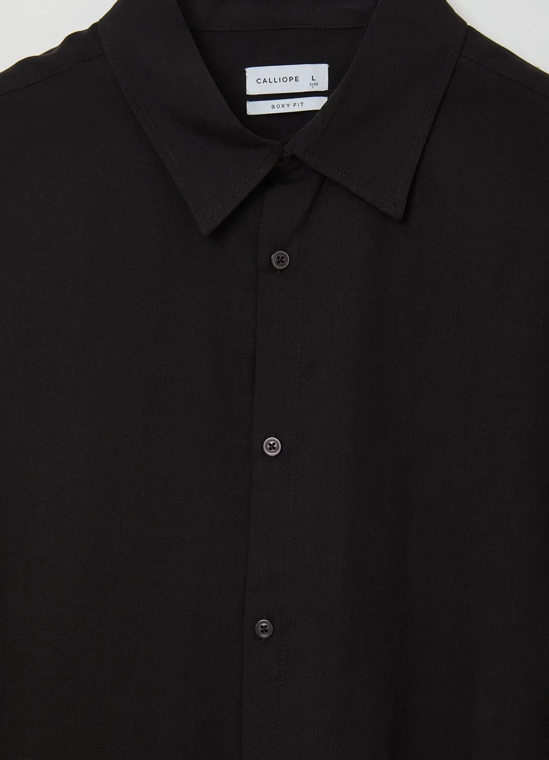 Calliope chemise homme manches courtes unie