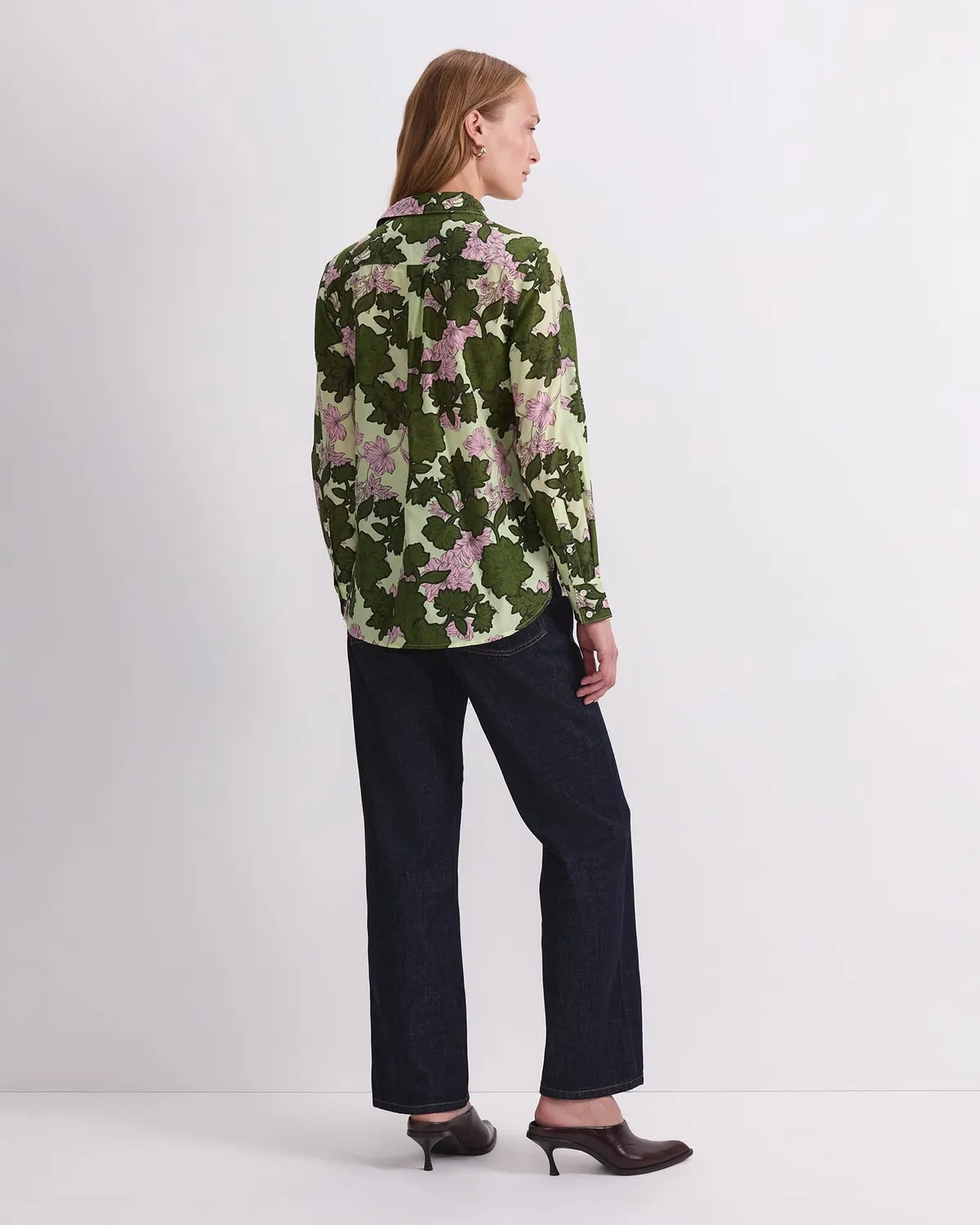 Sportscraft Fleur chemise coton soie imprimé floral