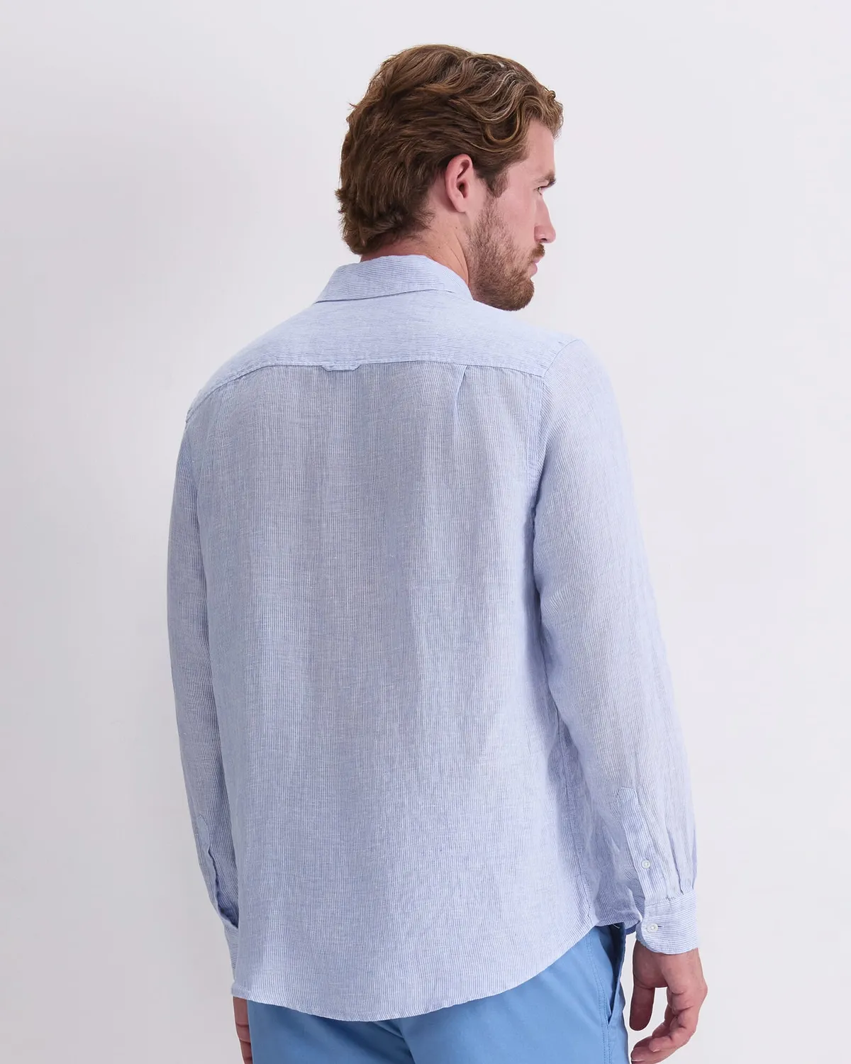 Sportscraft Vinnie chemise lin homme rayée