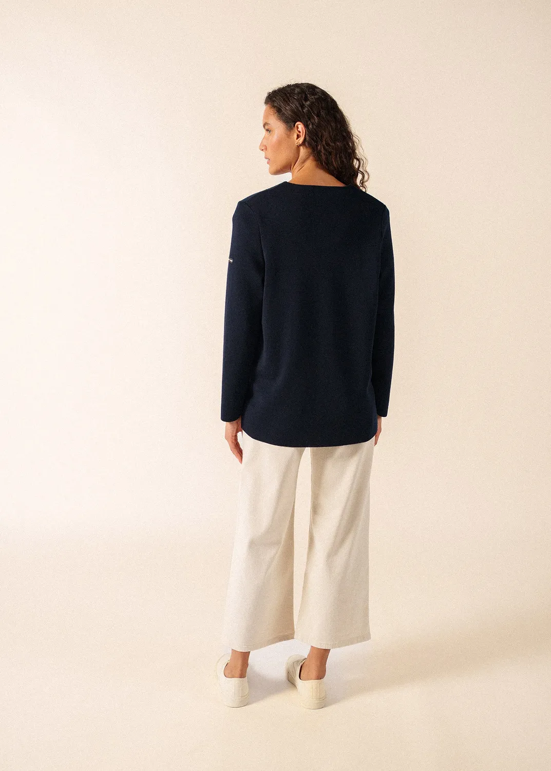 Saint James Frontignan veste navy laine