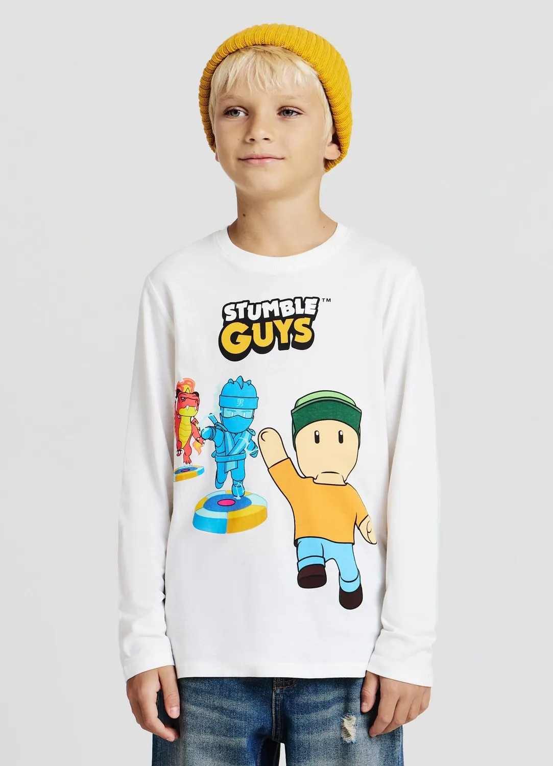 Calliope t-shirt Stumble Guys garçon manches longues