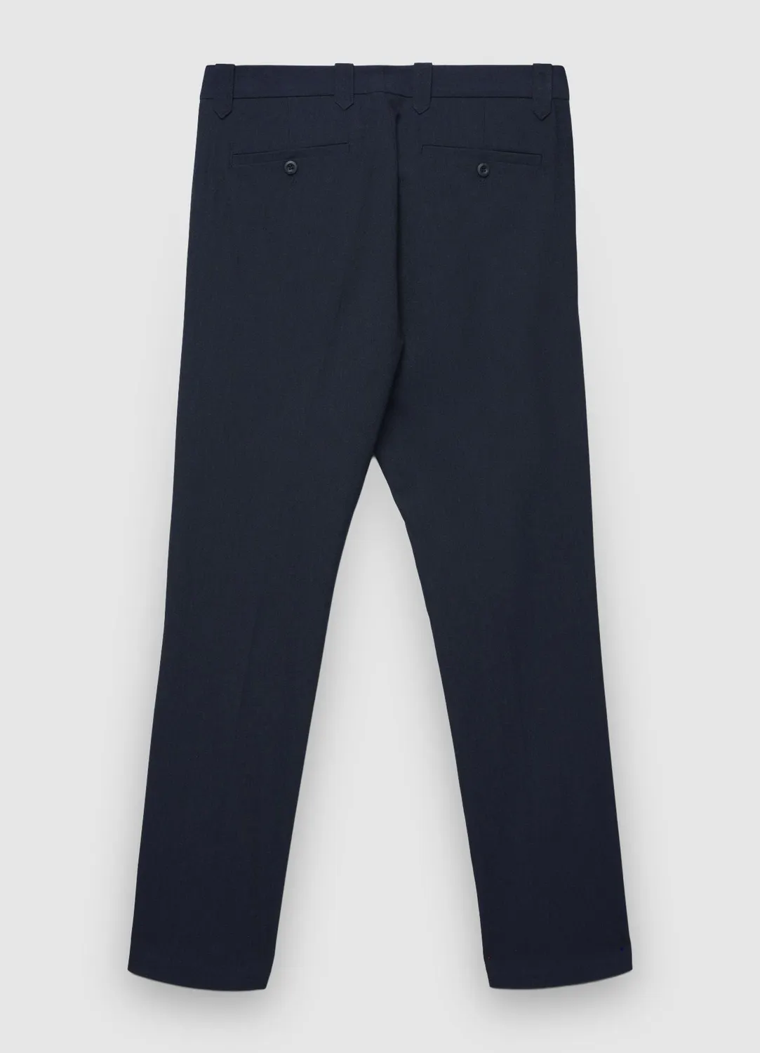 Calliope pantalon homme uni droit zip bouton classique