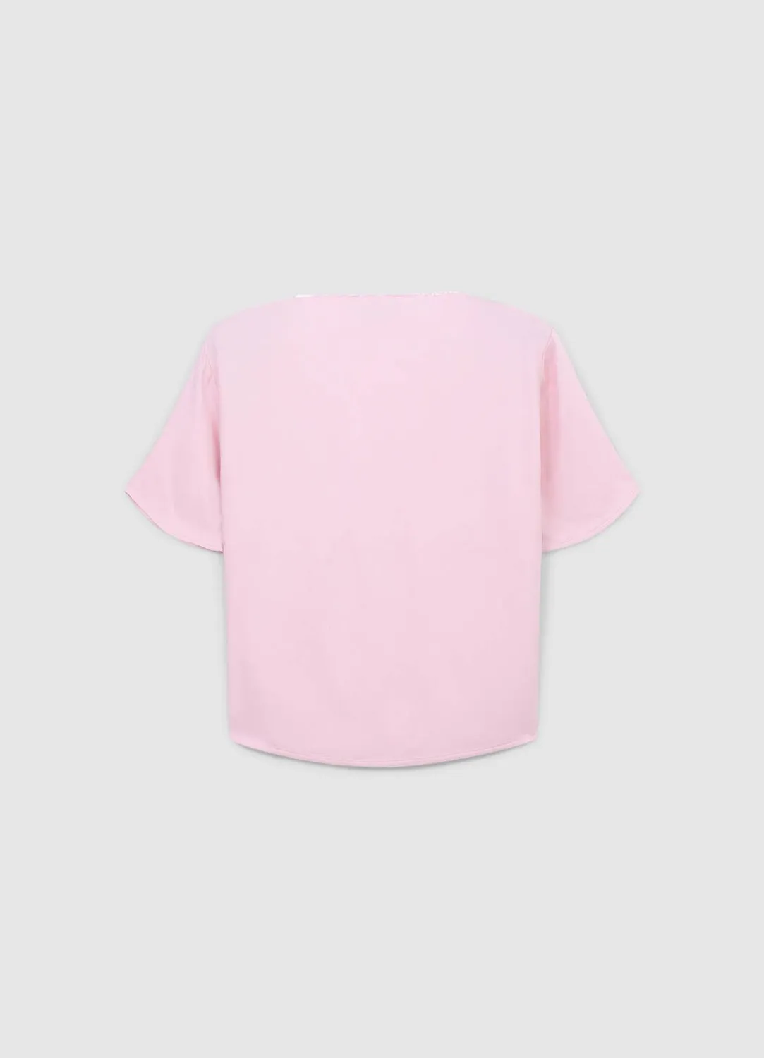 Calliope blouse col large manches courtes femme