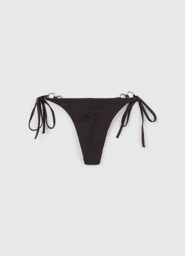 Calliope slip brésilien gaufré femme plage