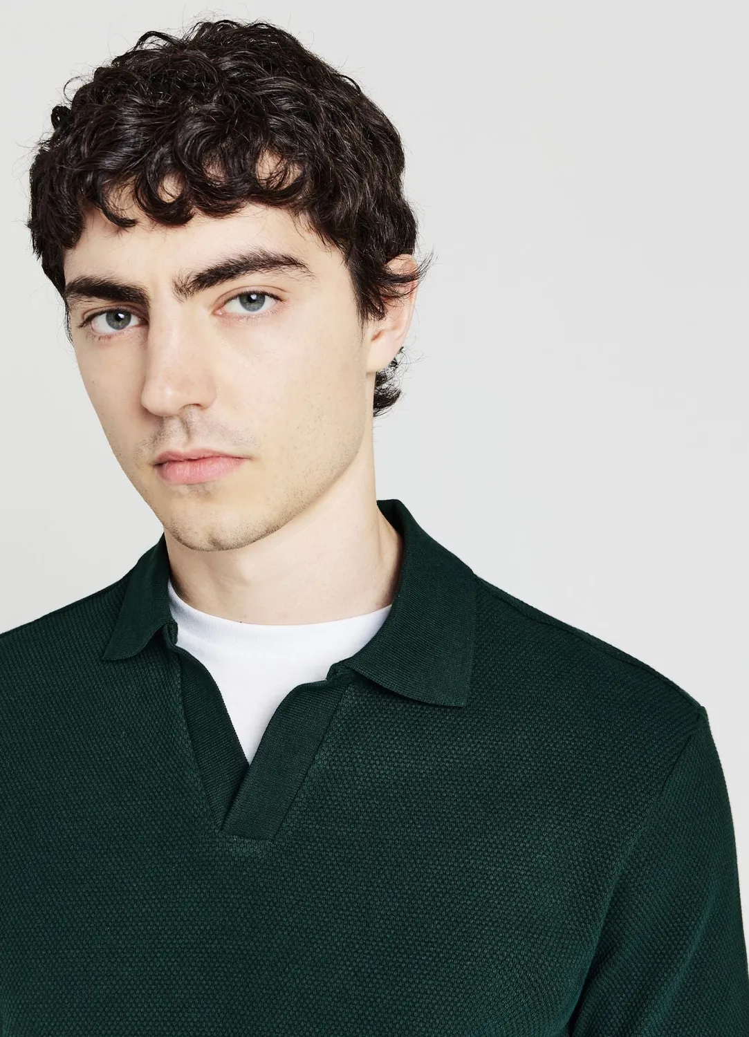Calliope polo homme coton uni manches courtes