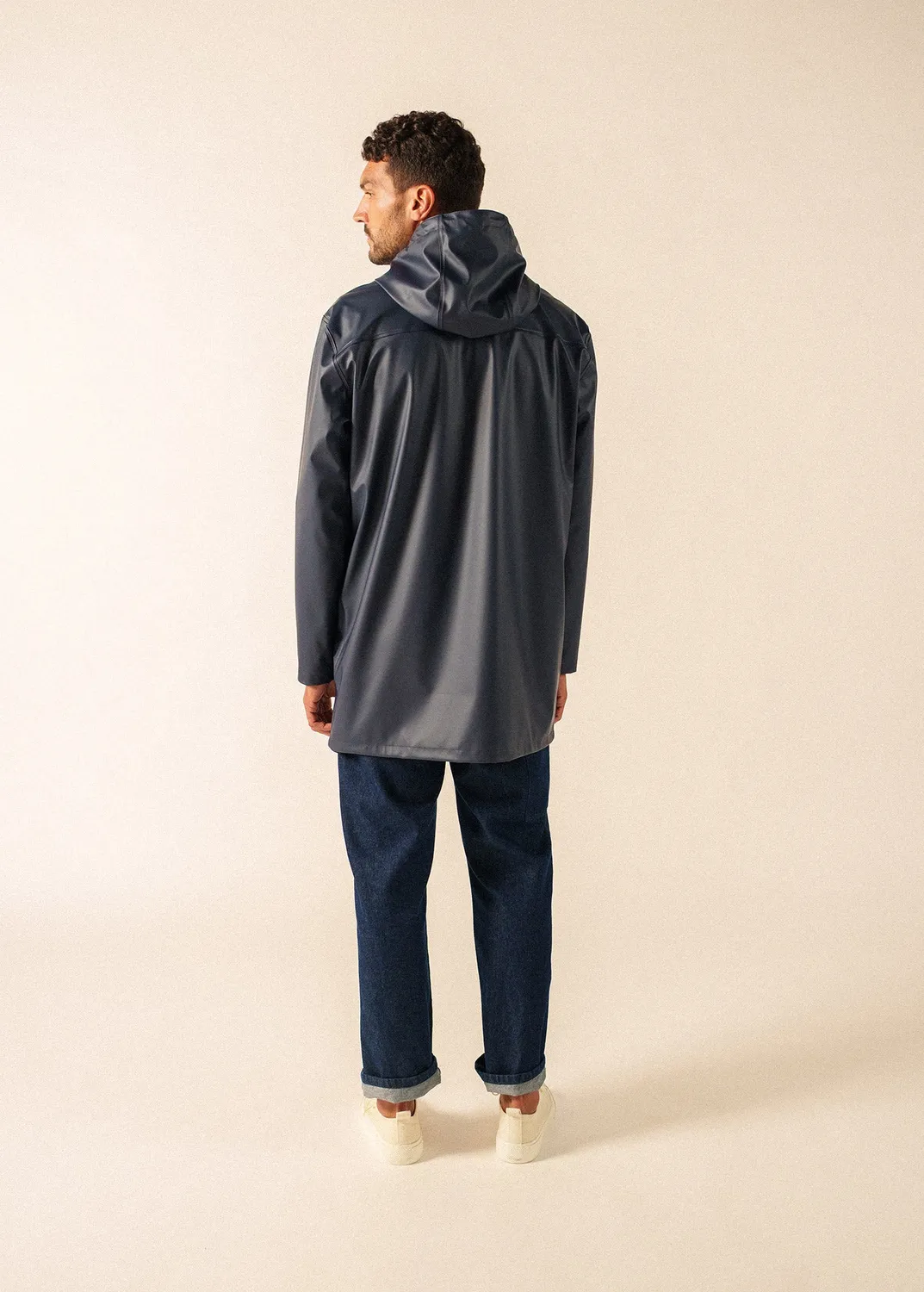 Saint James St Hélio ciré homme navy imperméable