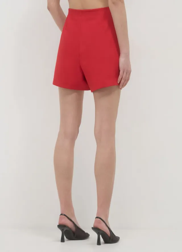 Calliope jupe-short femme panneau asymétrique