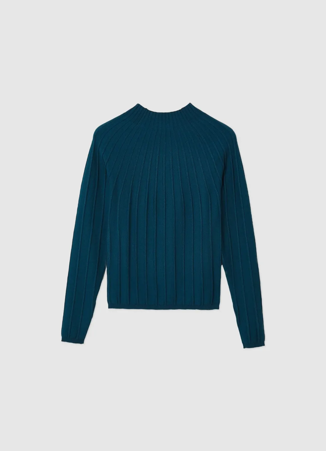 Calliope pull côtelé femme col rond manches longues