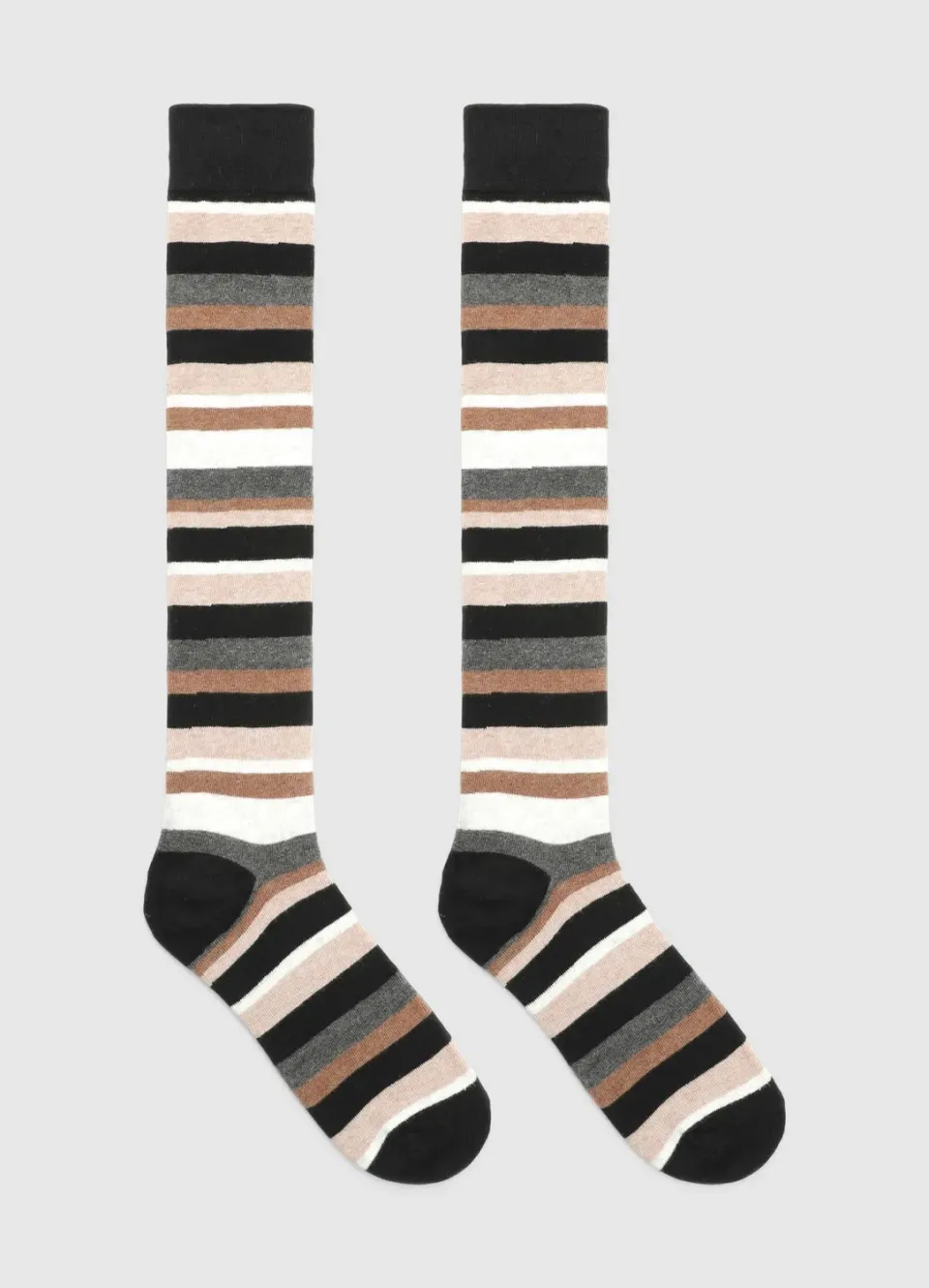 Calliope chaussettes hautes rayées homme multicolore