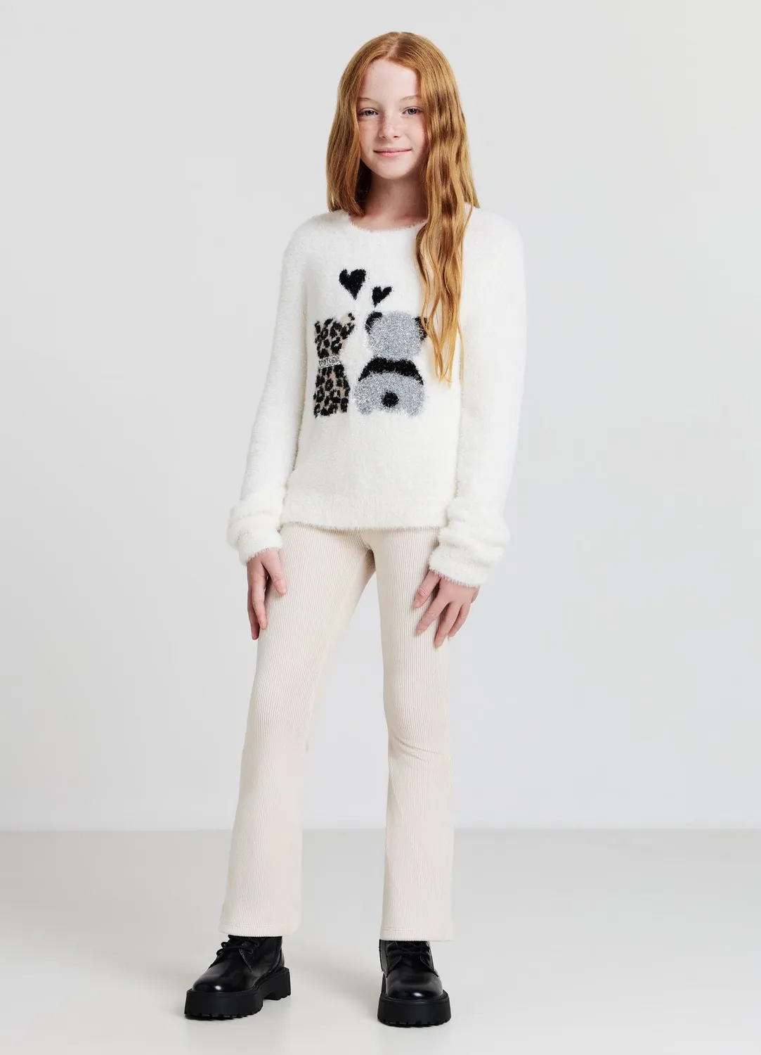Calliope pull déco fille manches longues animaux