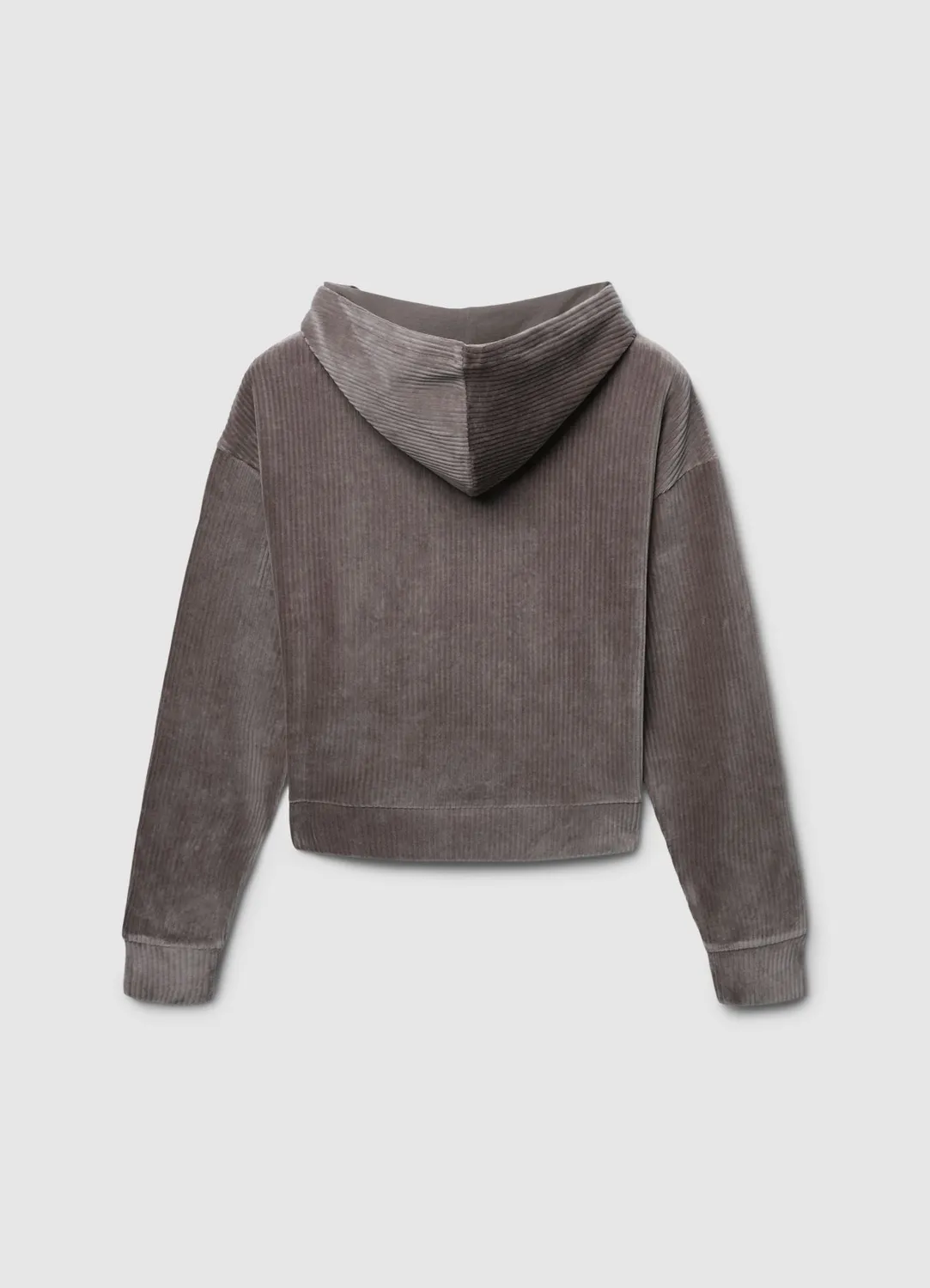 Calliope sweat capuche femme velours côtelé