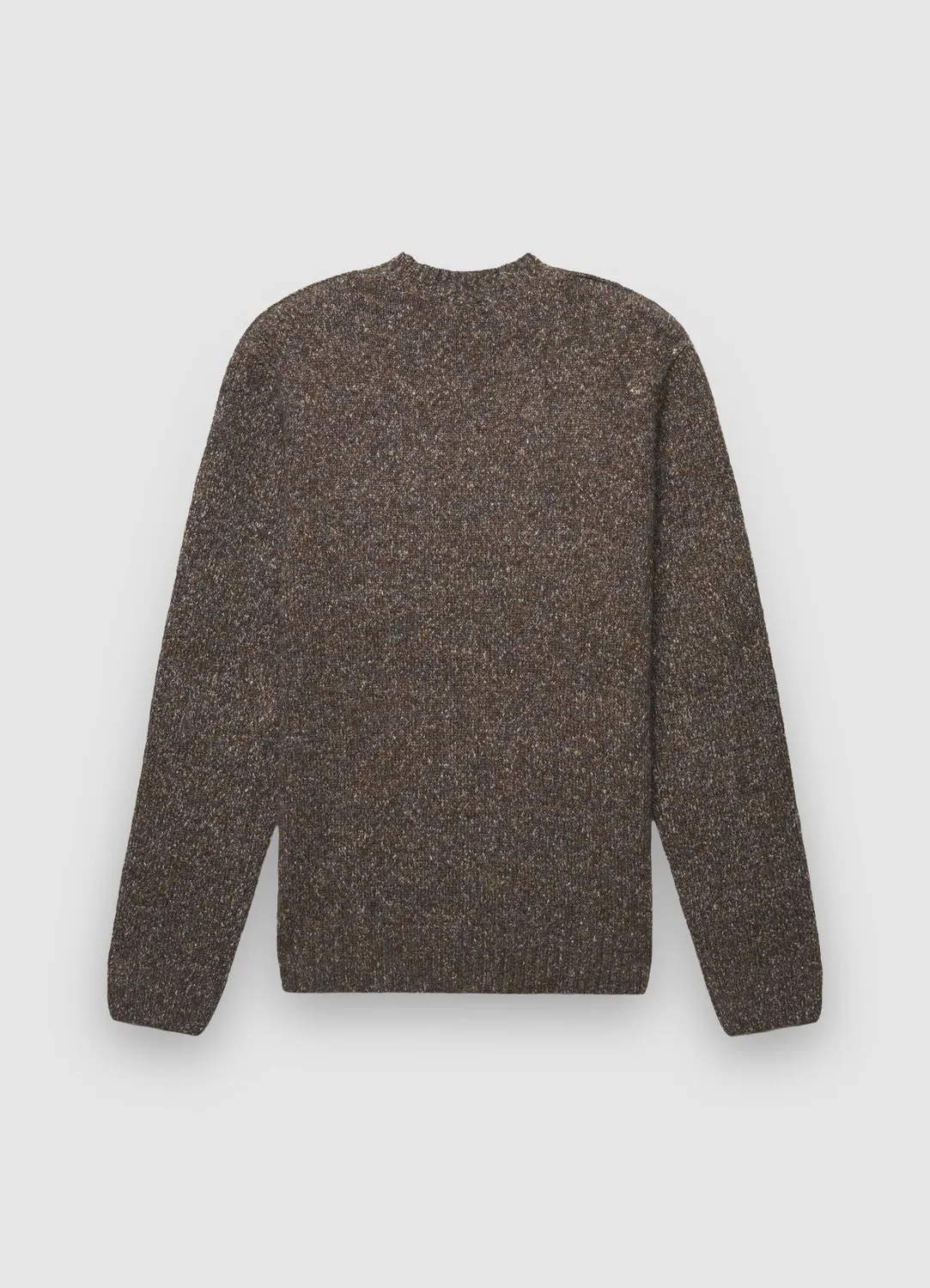 Calliope pull col rond homme maille chinée