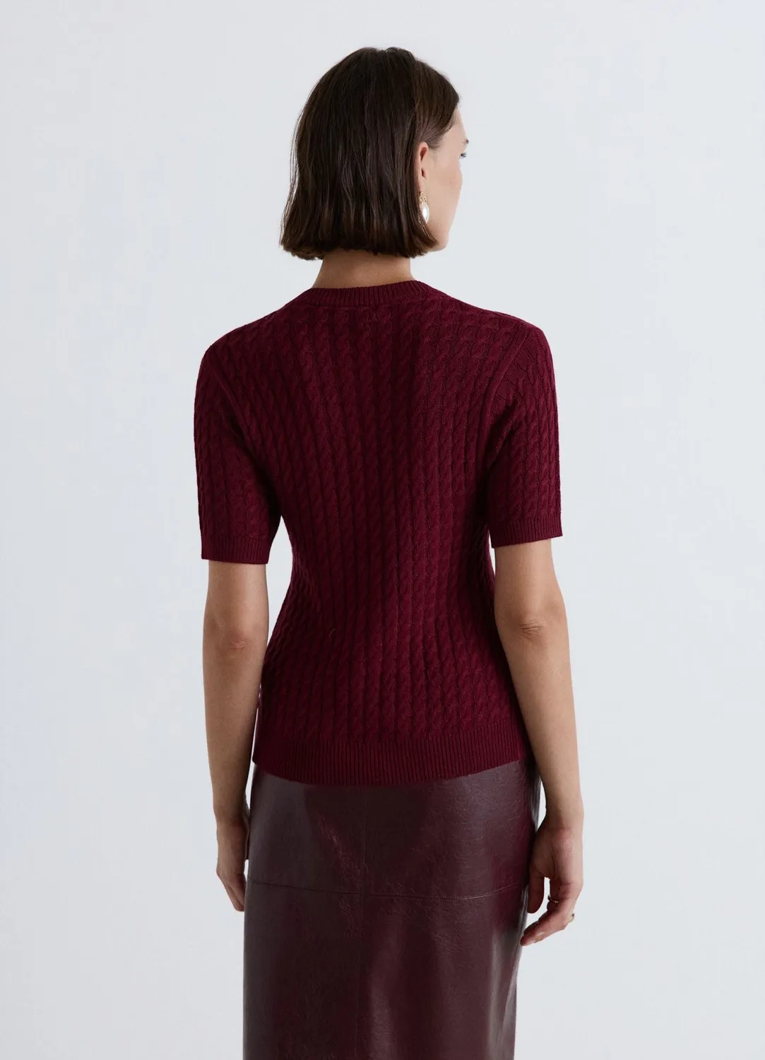 Calliope cardigan torsades boutons bijou femme