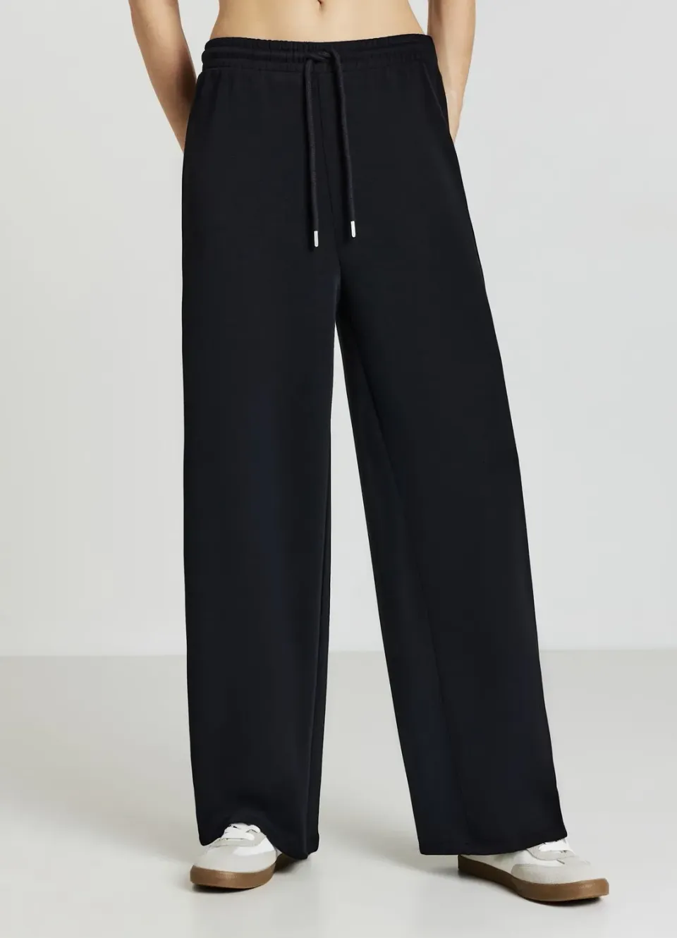 Calliope pantalon palazzo femme large à cordon