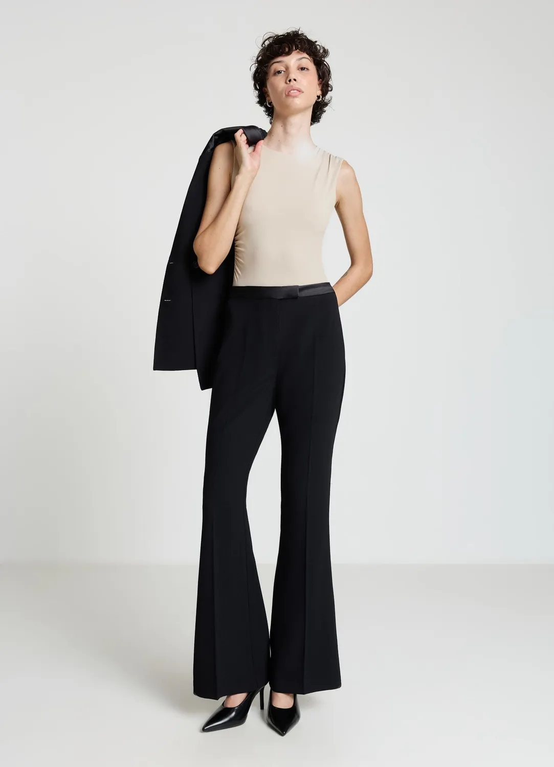 Calliope body femme col rond froncé sans manches