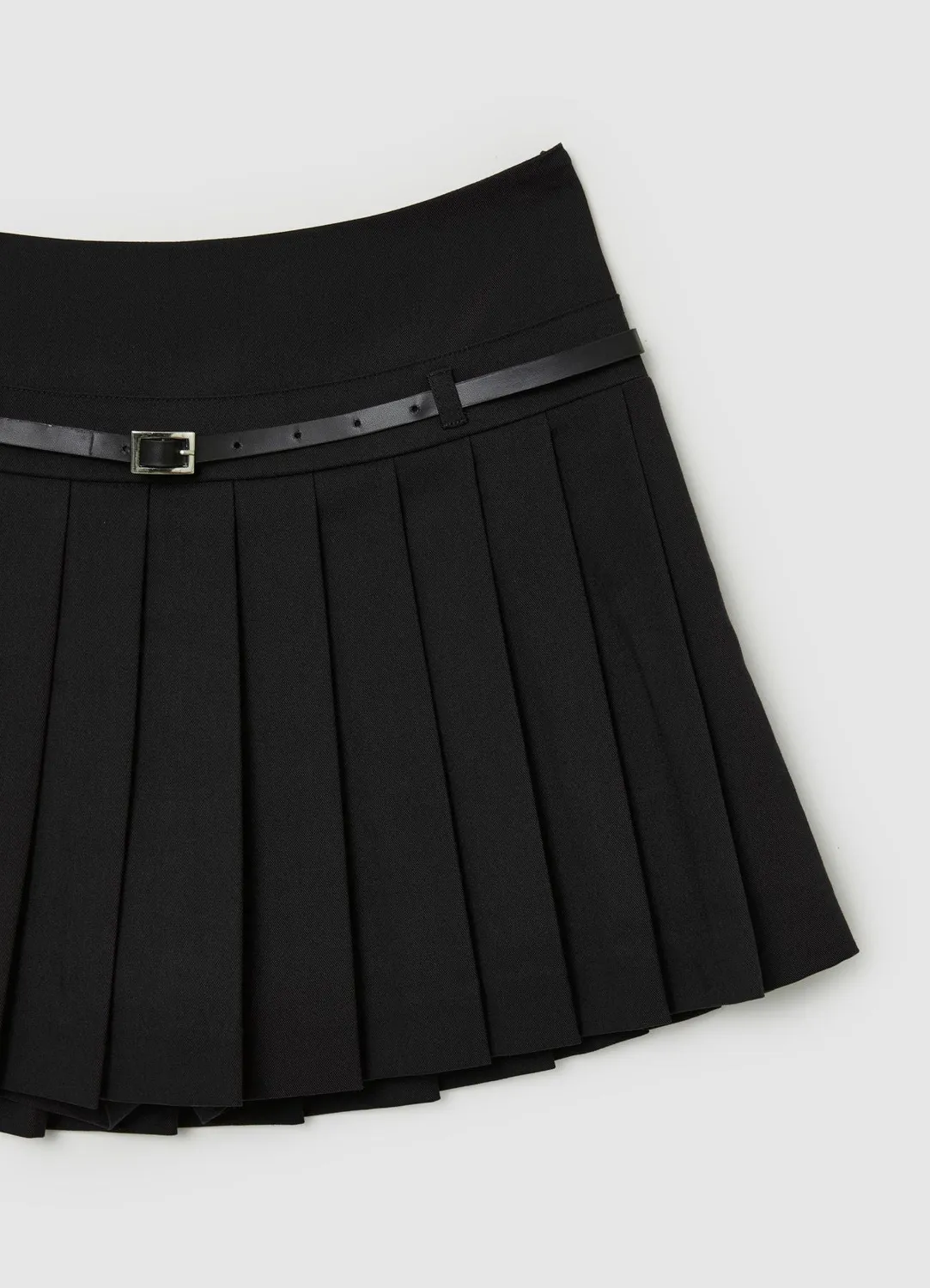 Calliope Plissée jupe-short femme plis ceinture