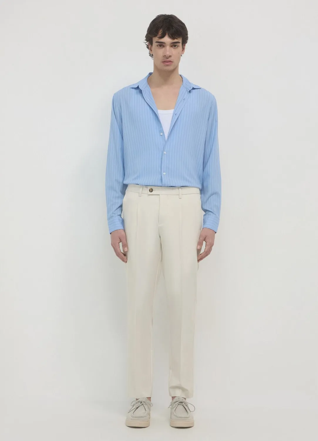 Calliope pantalon pinces poches italiennes uni homme