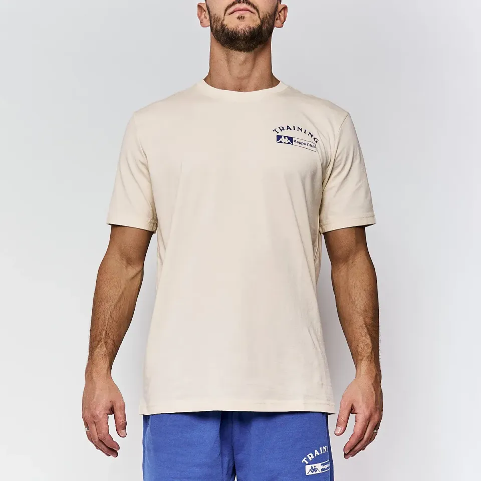 Kappa Authentic Shu Organic t-shirt homme blanc coton bio