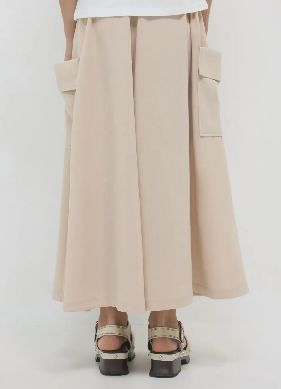 Calliope palazzo cargo pantalon fille large coton