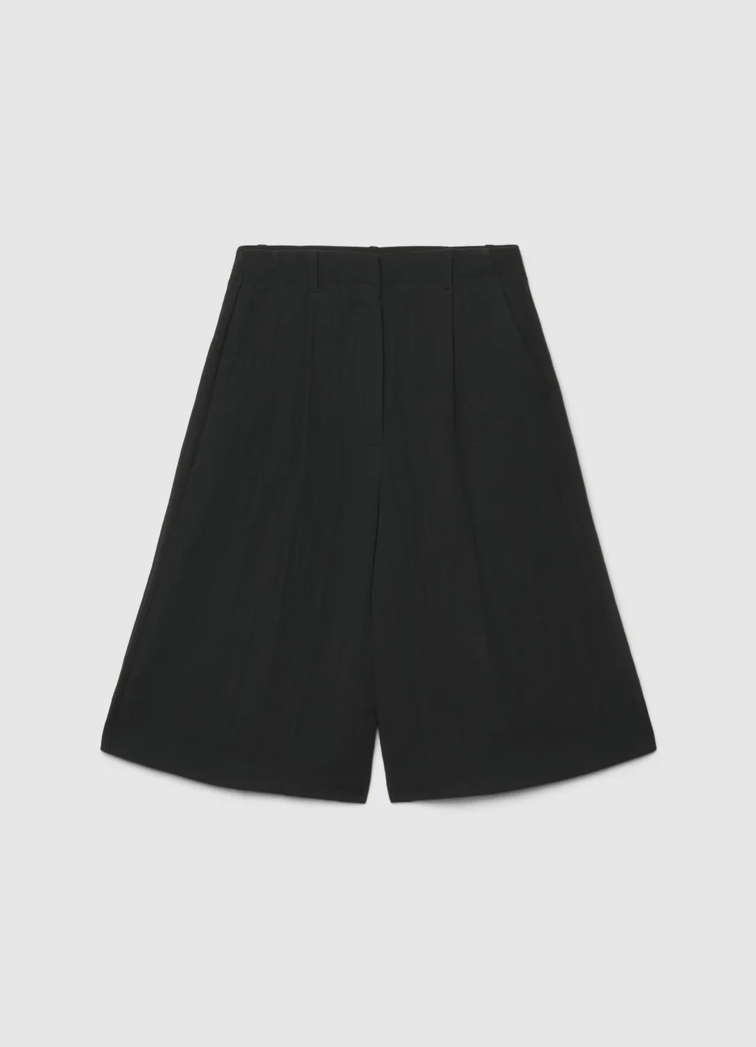 Calliope short bermuda femme uni genou taille haute
