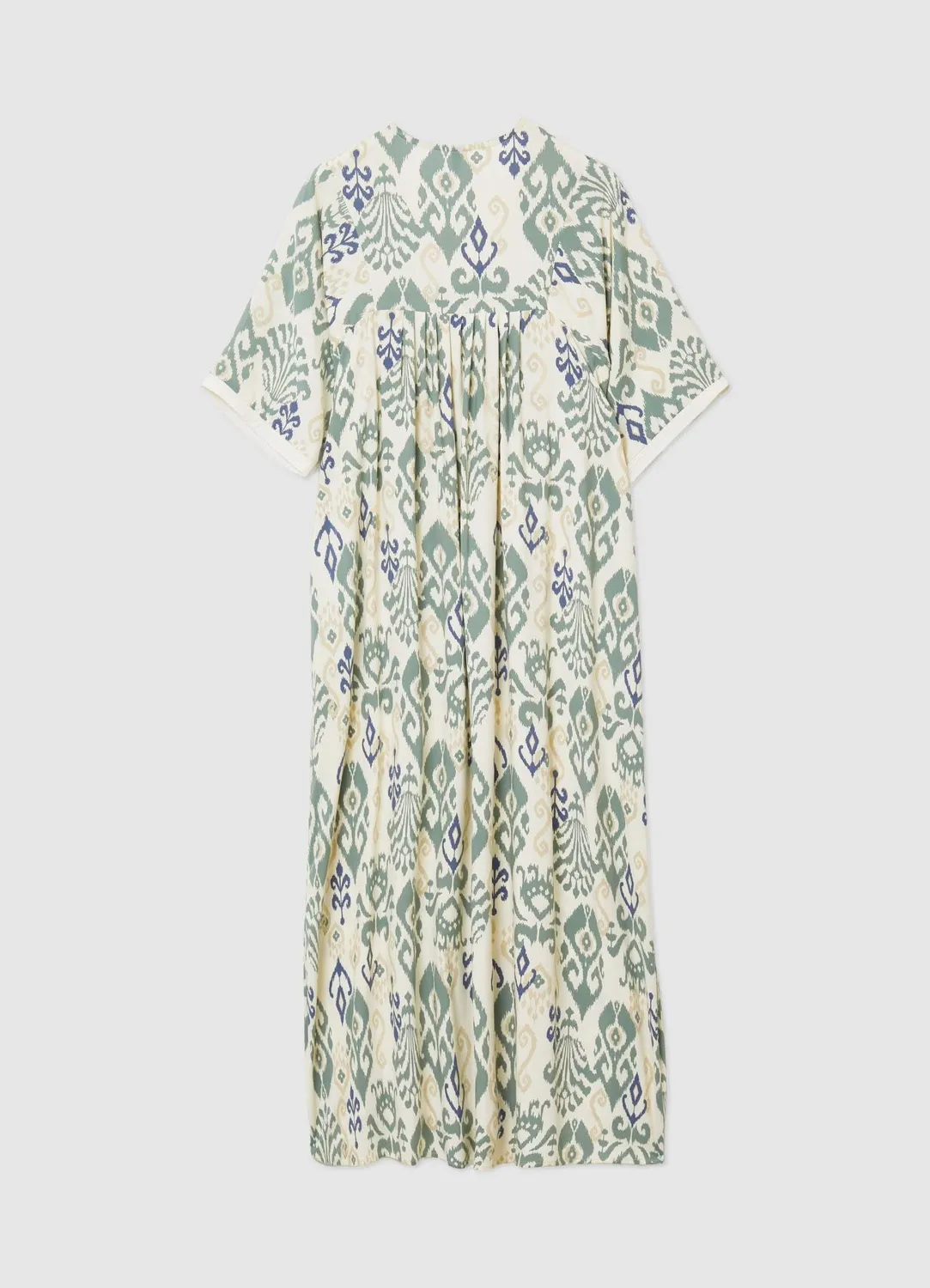 Calliope robe longue col V imprimée femme