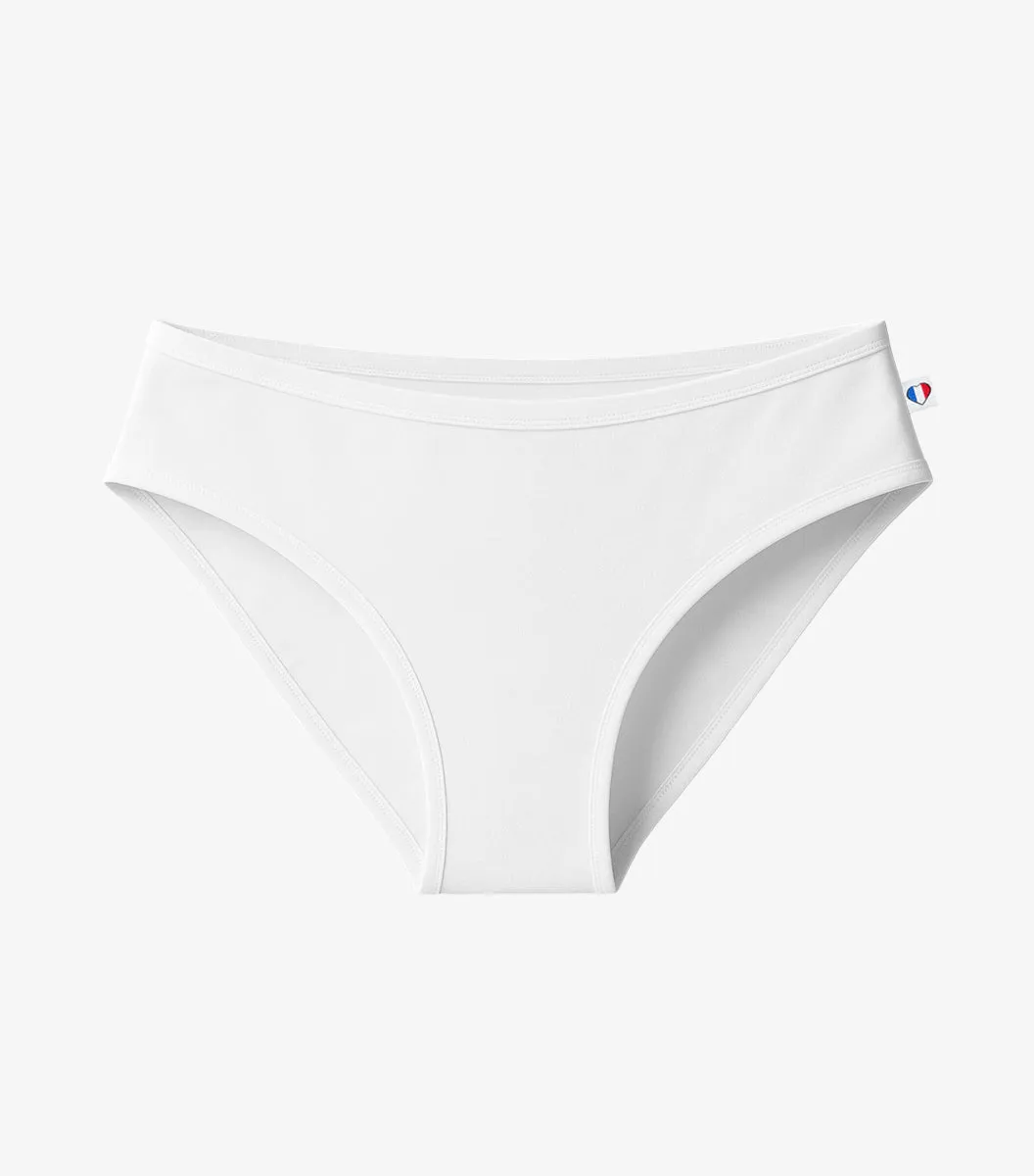 Cocorico Intemporelle culotte femme blanc coton