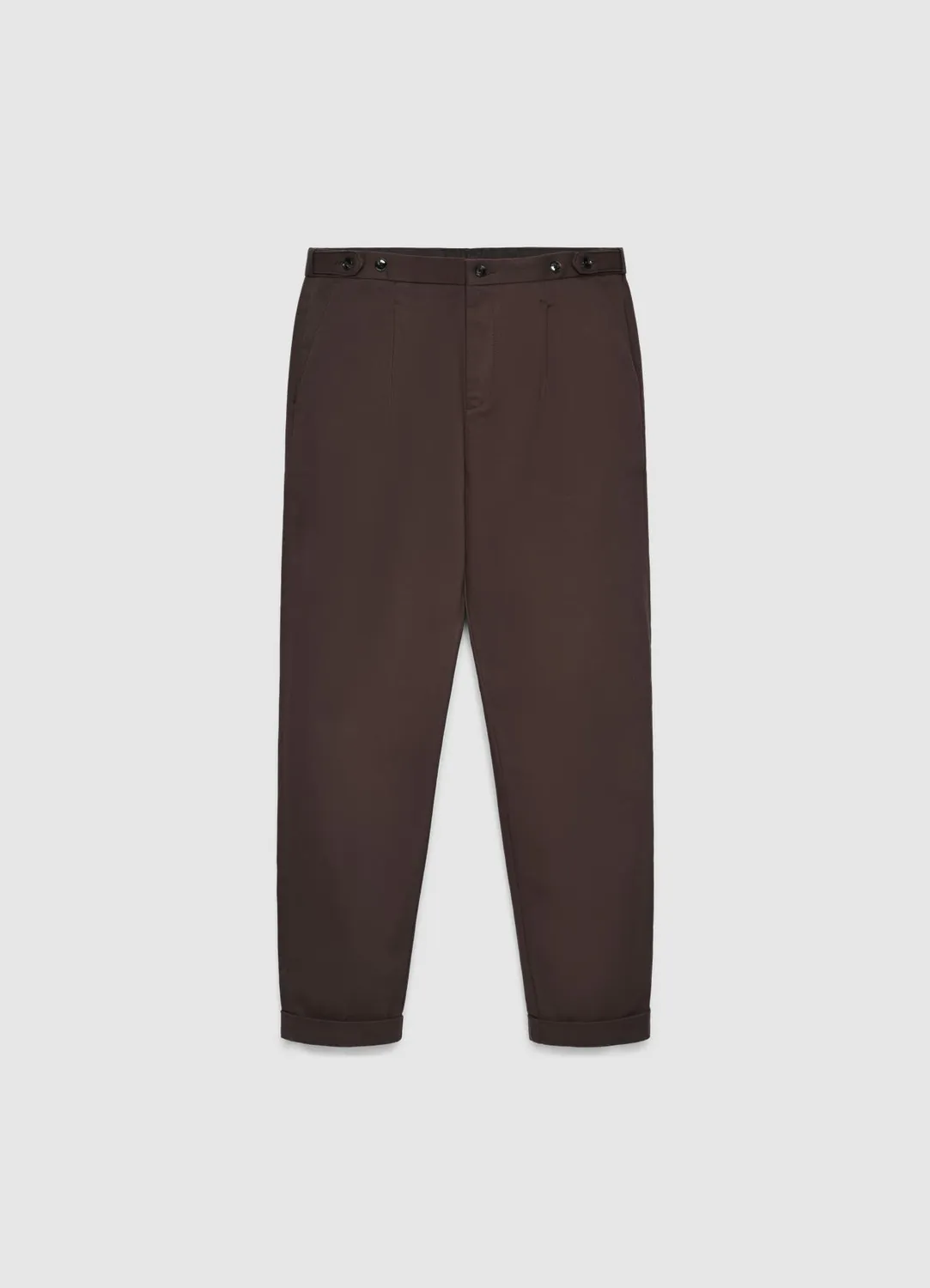 Calliope Chino homme boutons taille droit