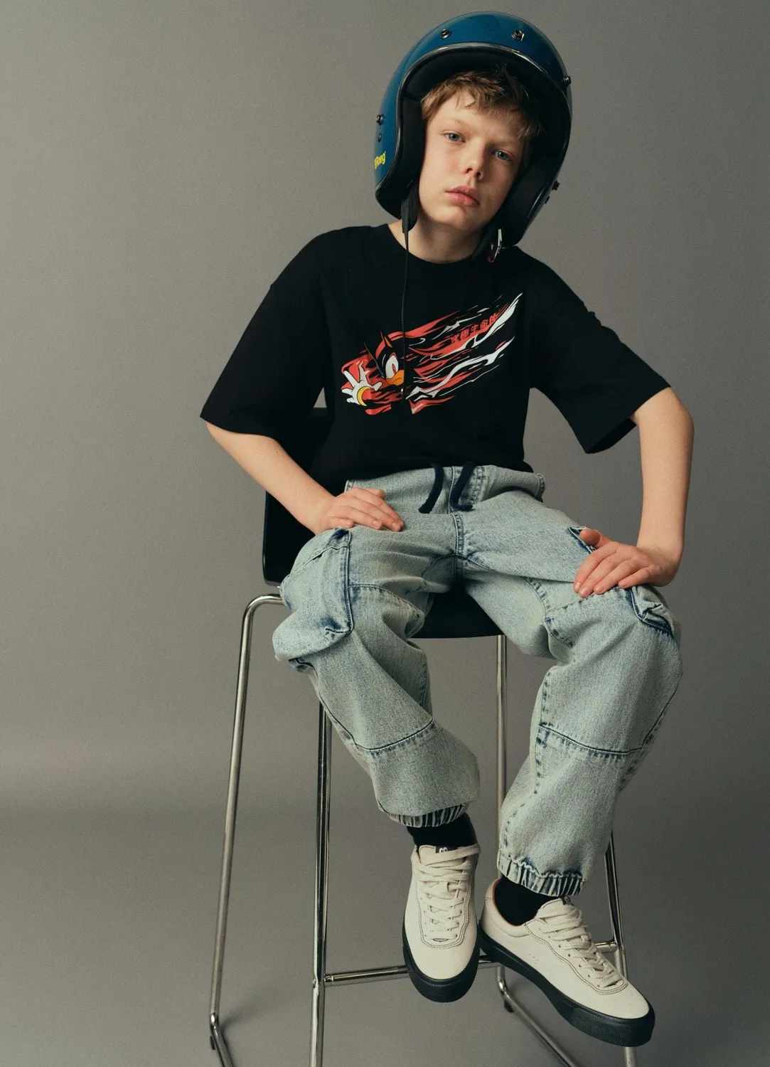 Calliope Shadow t-shirt garçon oversize taille 8-9 ans