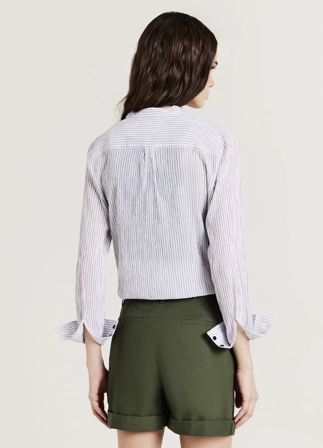 Calliope Chino short femme coton uni