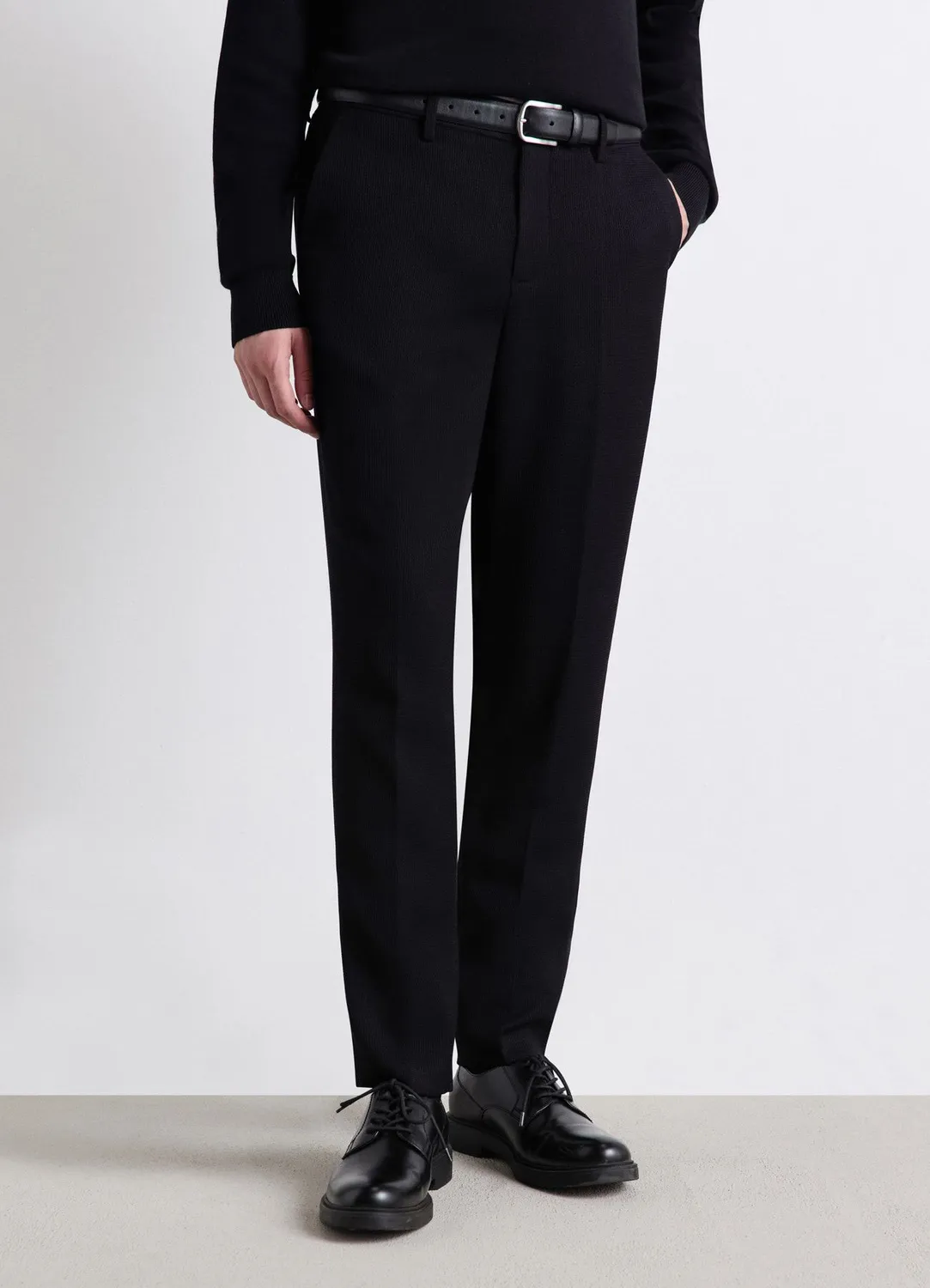 Calliope pantalon long ouvré pantalon homme à plis