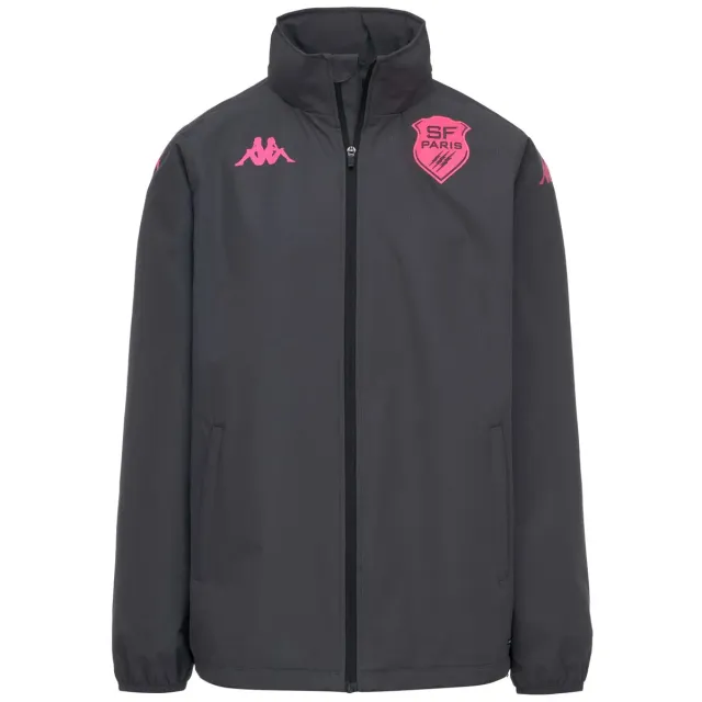 Kappa Mavaro Pro 2 veste homme gris Stade Français