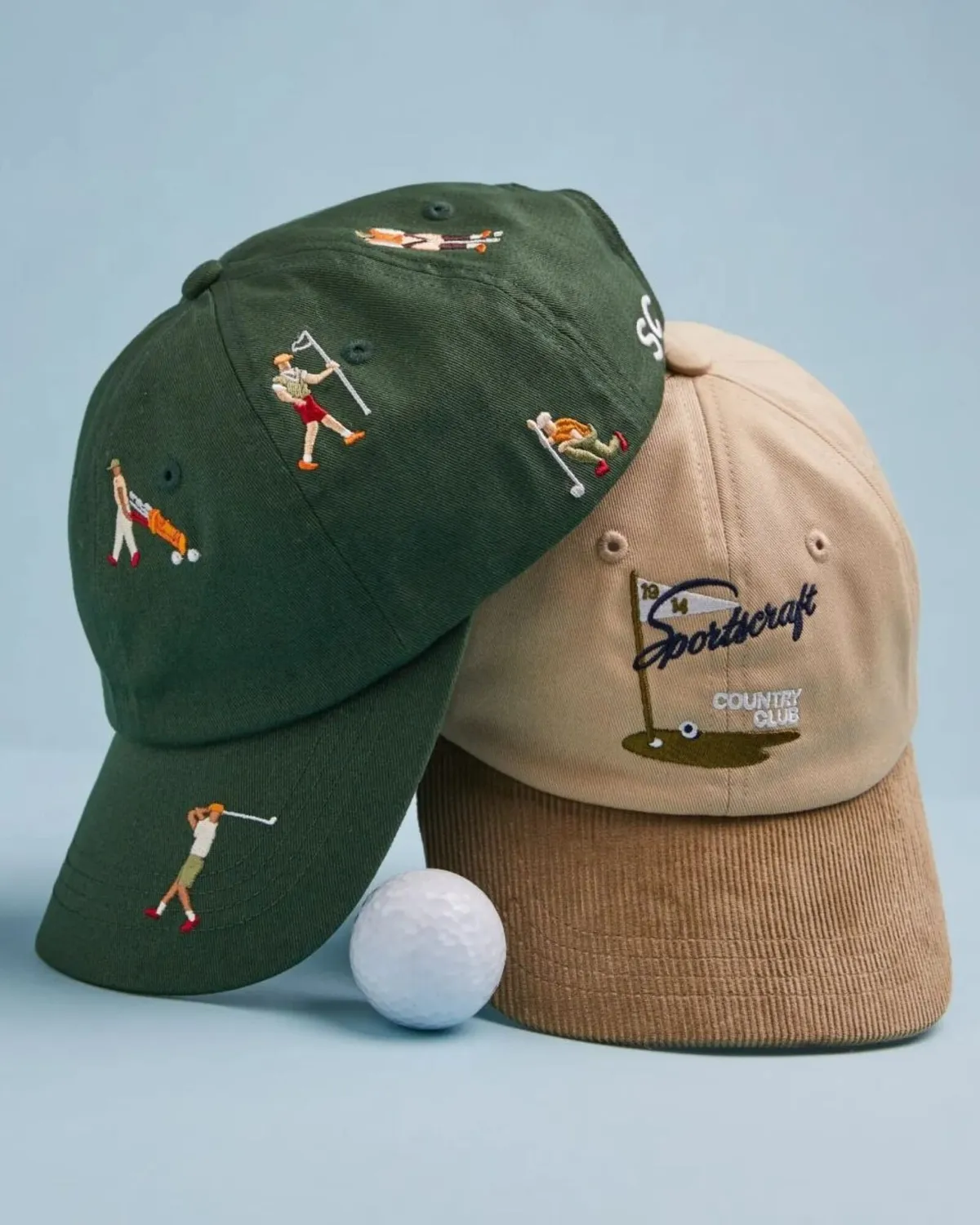 Sportscraft Country Club Casquette Coton Taille Unique Broderie Golf