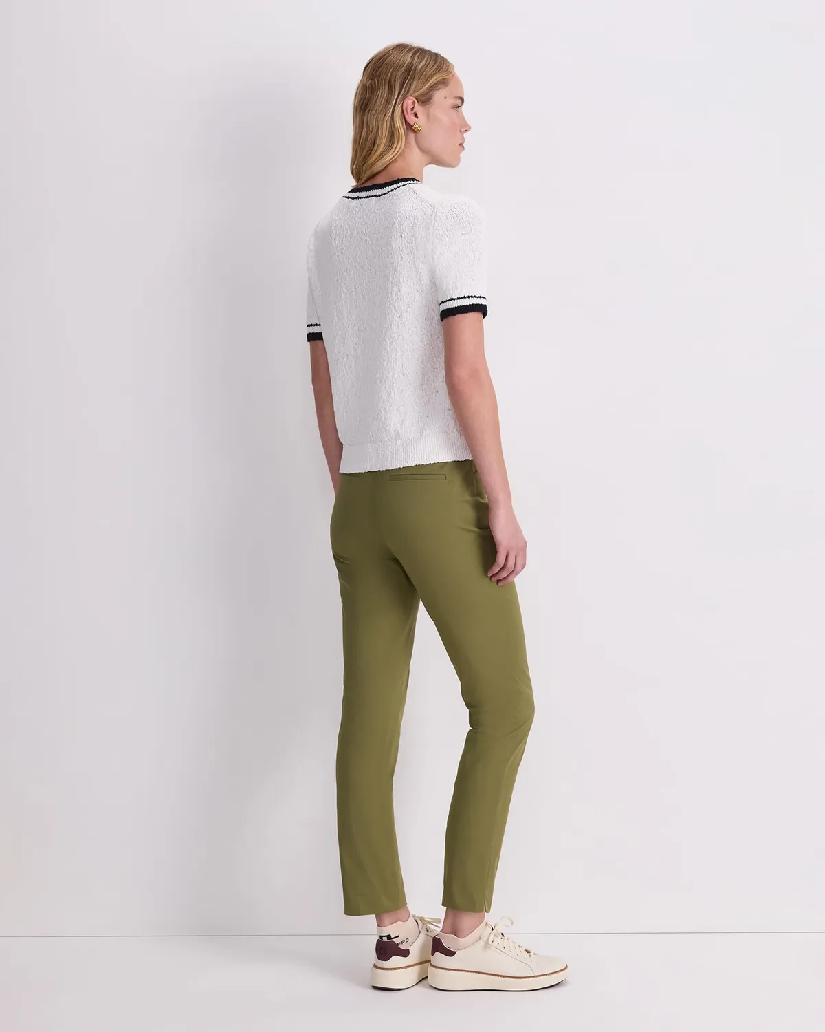 Sportscraft Cotton Crew pull coton manches courtes