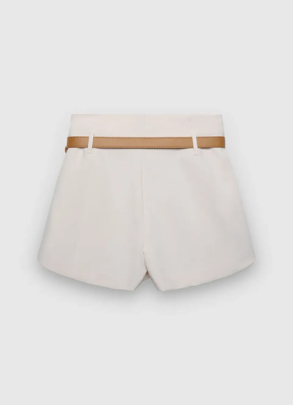 Calliope jupe-short ceinturée femme mini unie