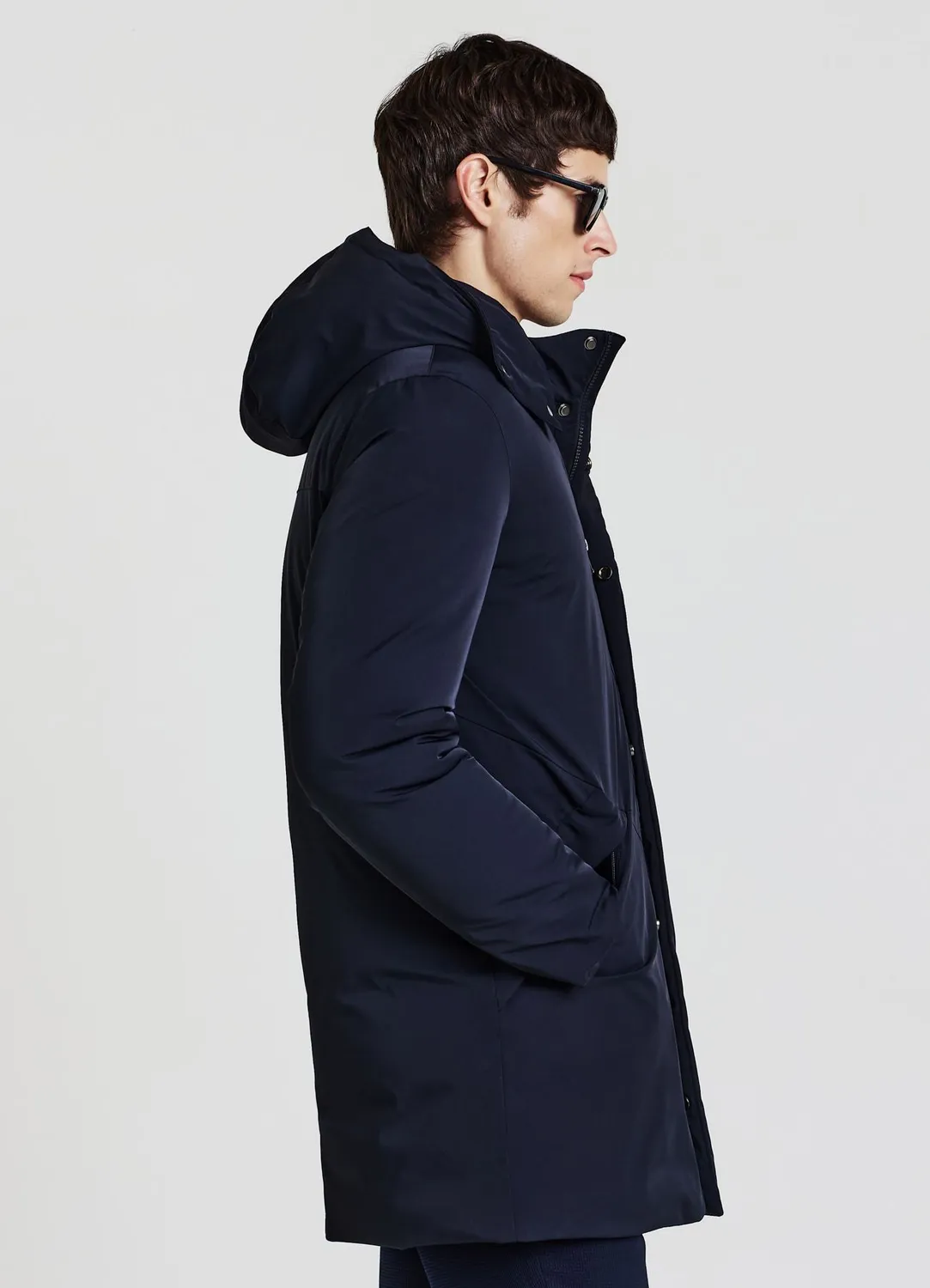 Calliope blouson matelassé capuche homme