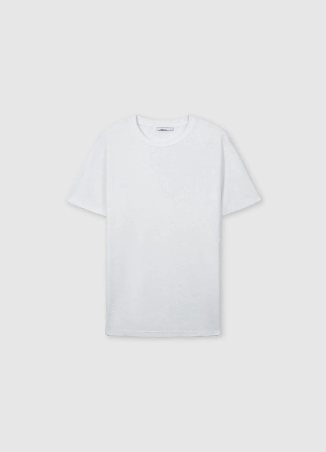 Calliope Trabalhado t-shirt homme coton col rond