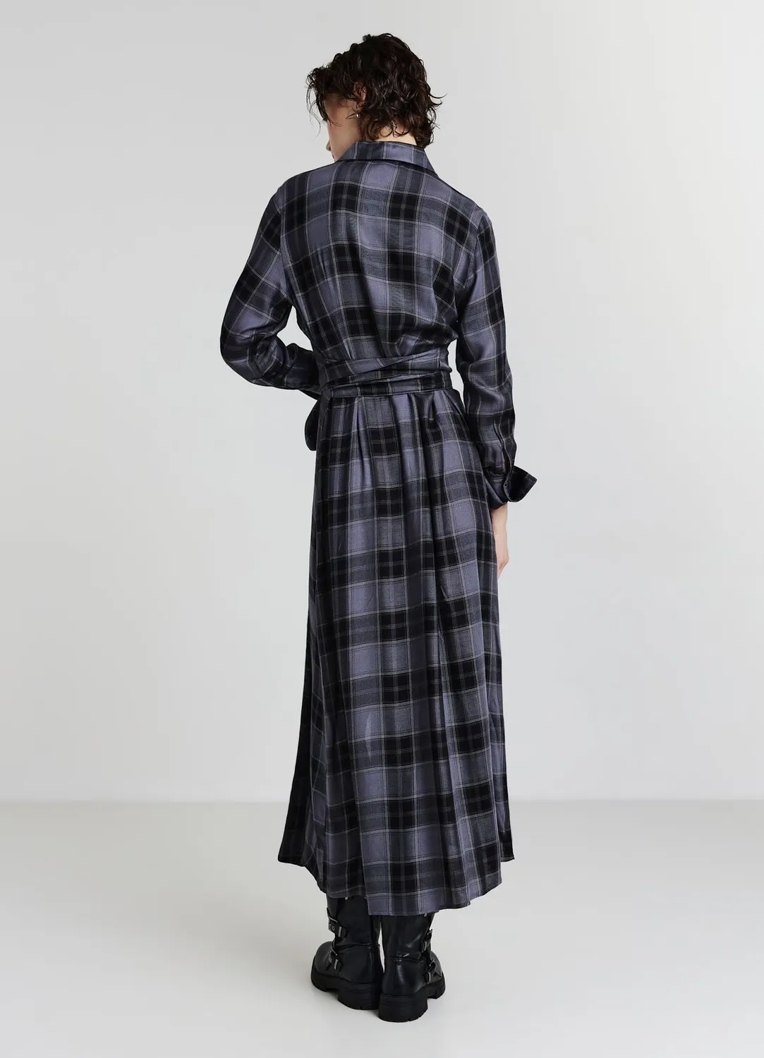 Calliope Atelier robe chemise femme imprimé manches longues