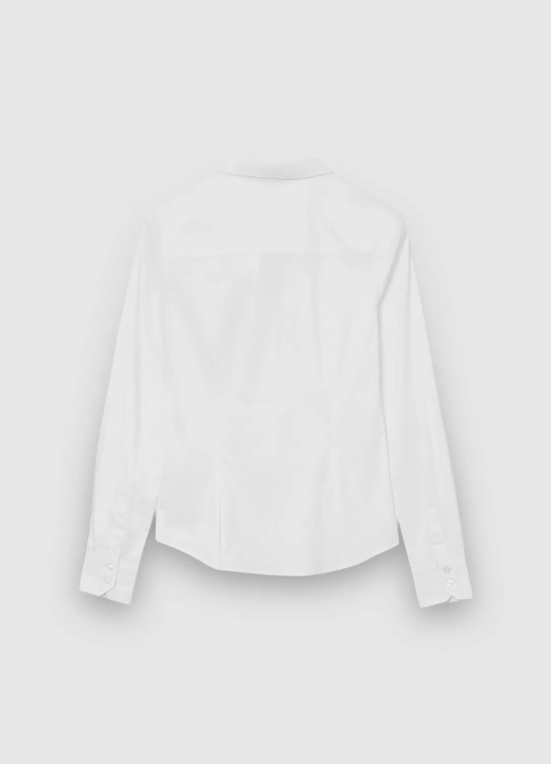 Calliope chemise popeline slim femme blanche taille M