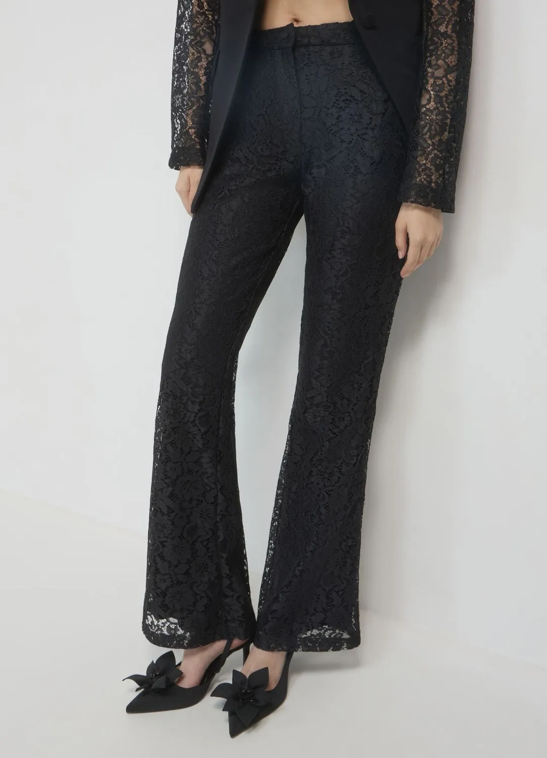Calliope pantalon femme dentelle regular chic