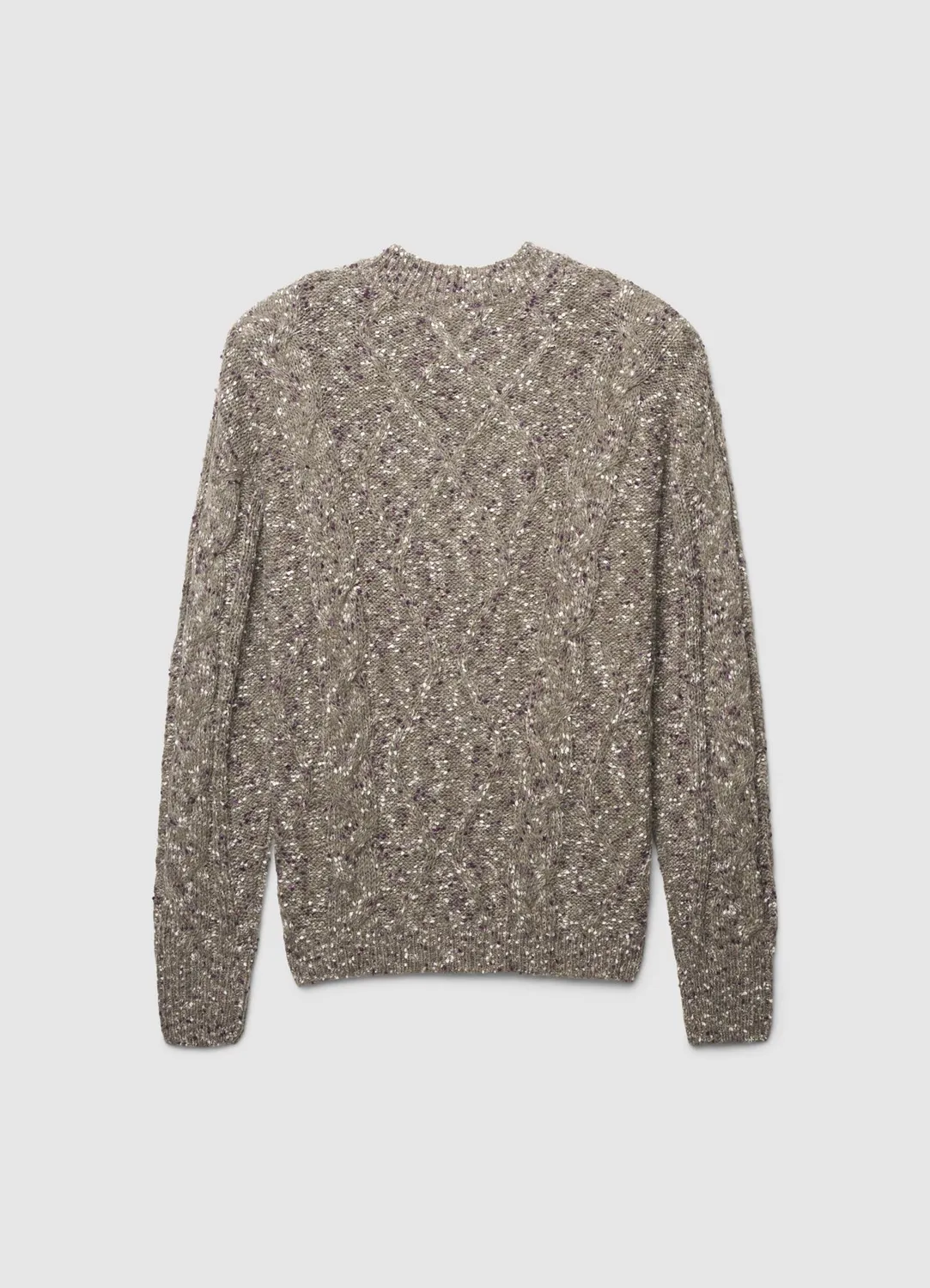 Calliope pull torsadé tresses femme col rond