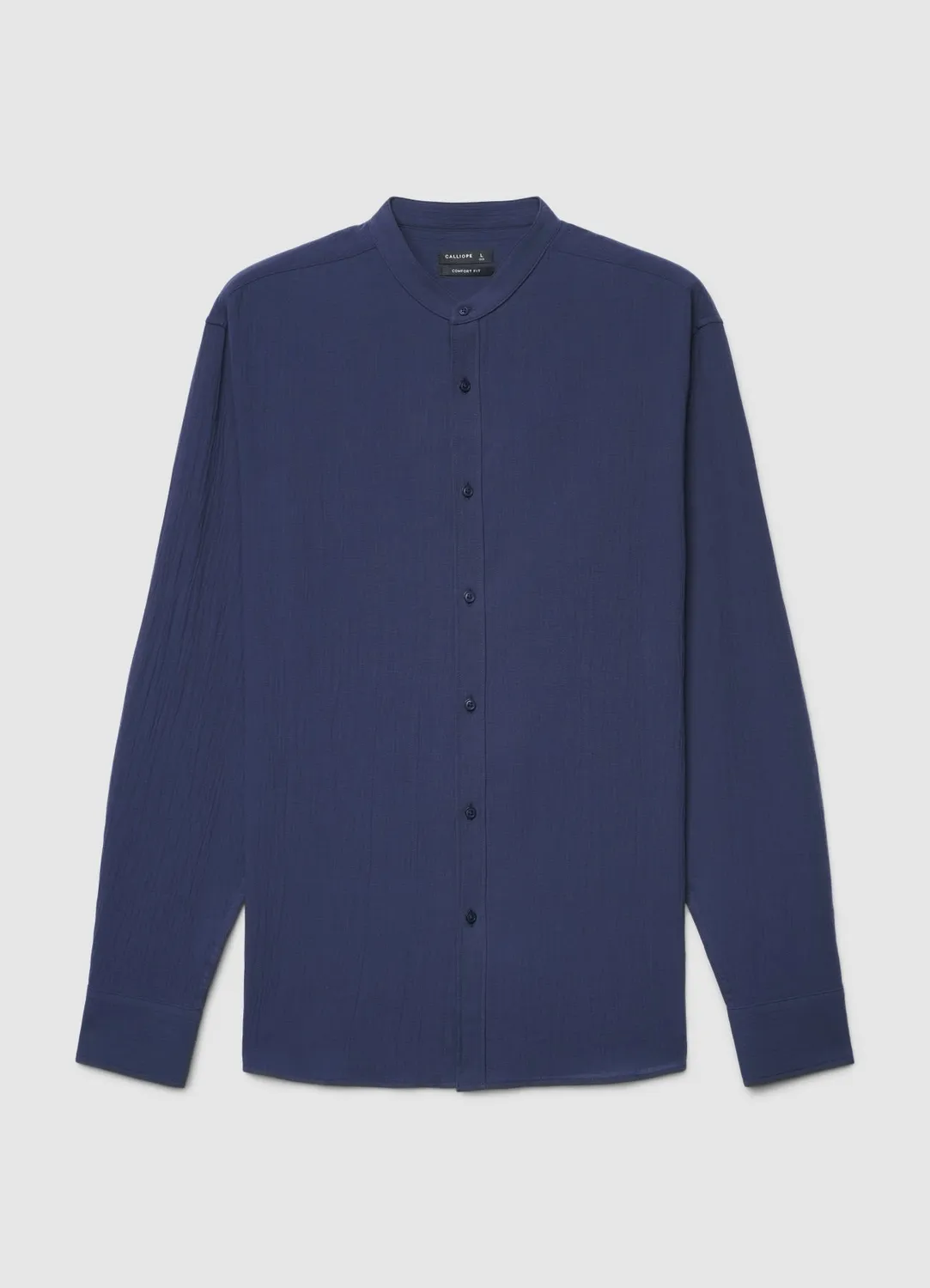 Calliope chemise coréenne chemise homme uni effet froissé