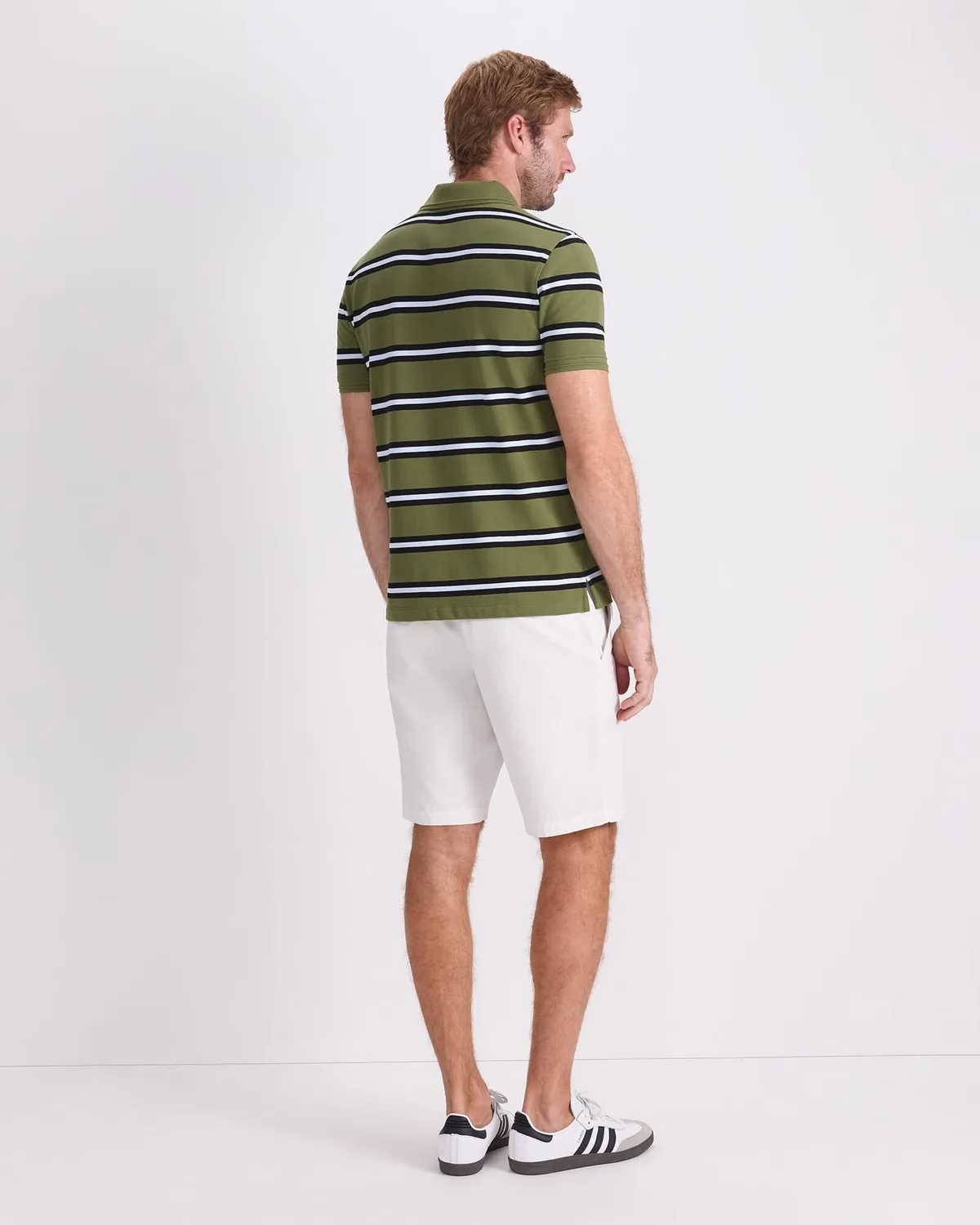 SPORTSCRAFT SC Bold Stripe polo piqué coton rayé homme