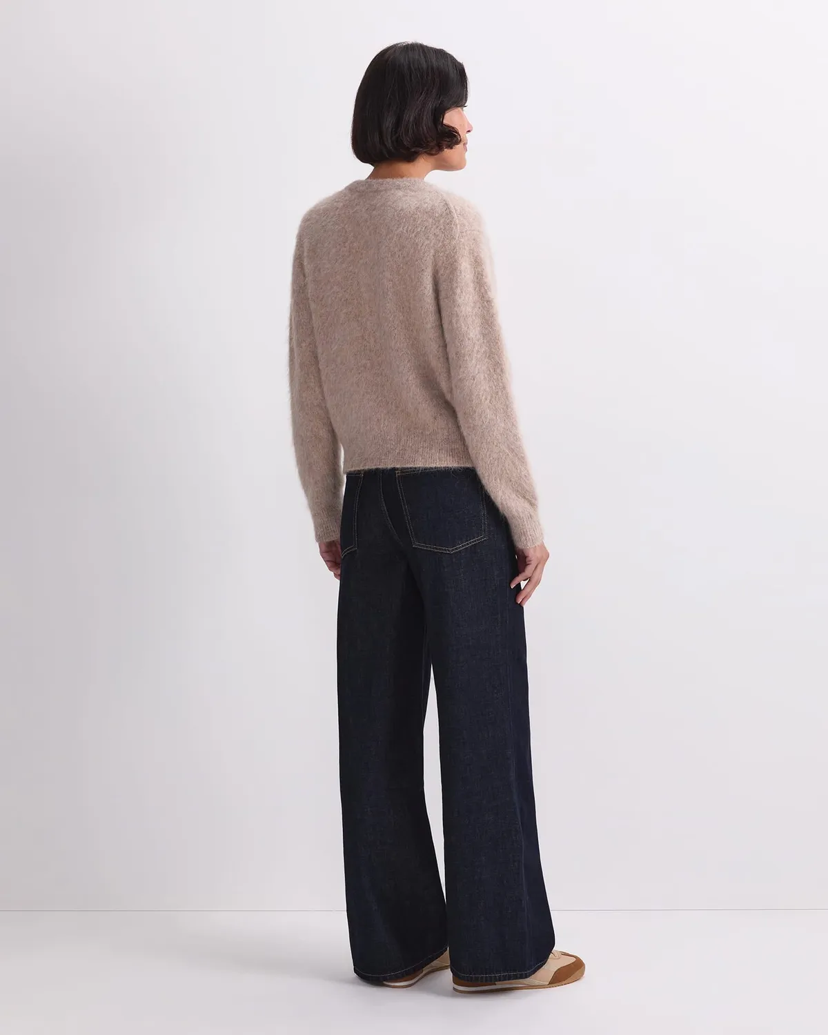 Sportscraft Alpaca Cardigan gilet court alpaga boutonné