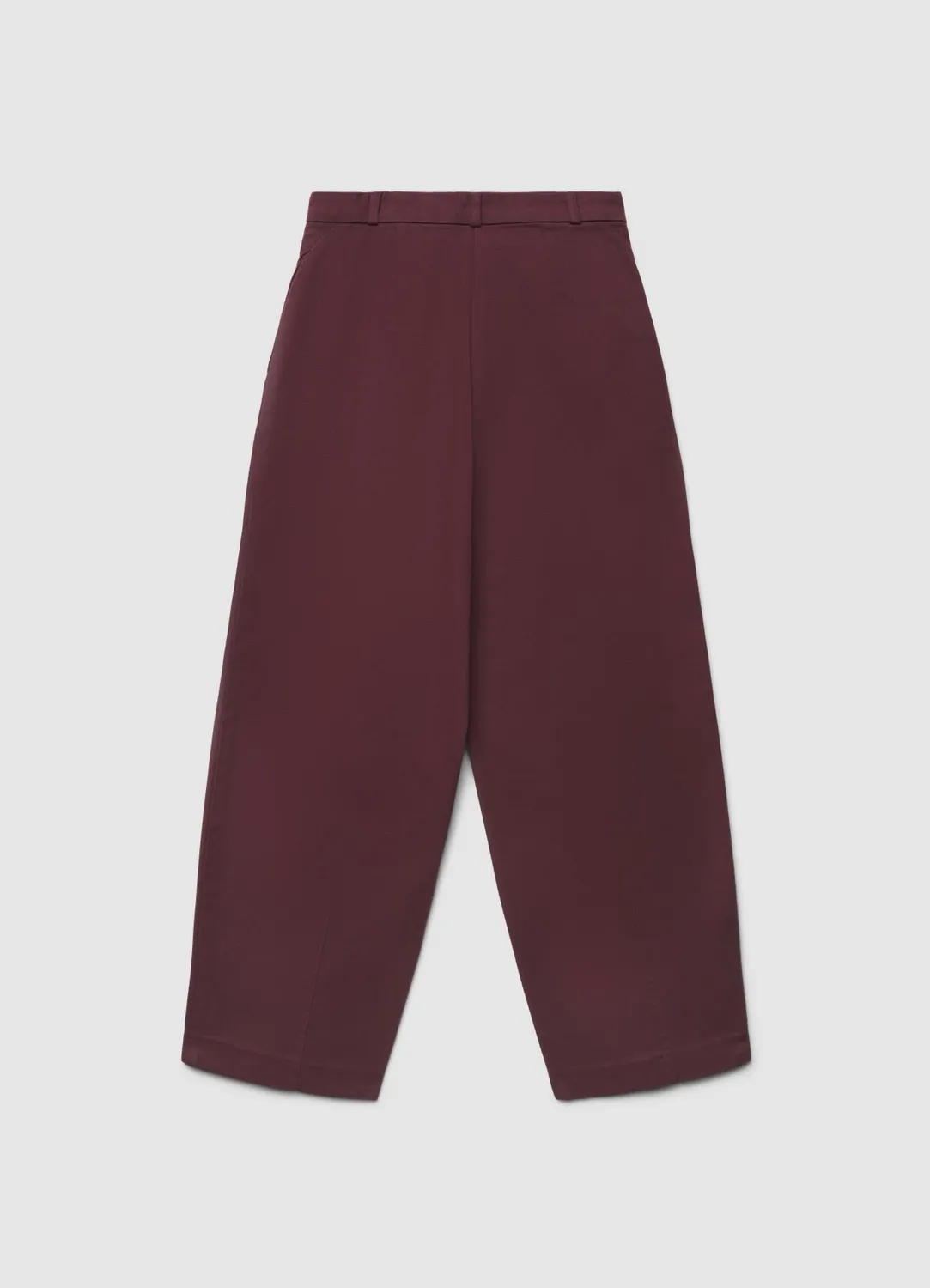 Calliope pantalon balloon femme taille haute uni