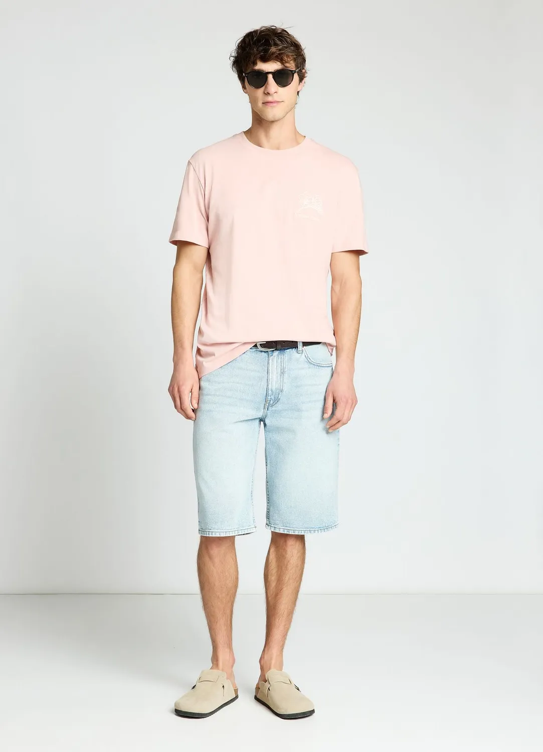 Calliope short jean homme 5 poches uni