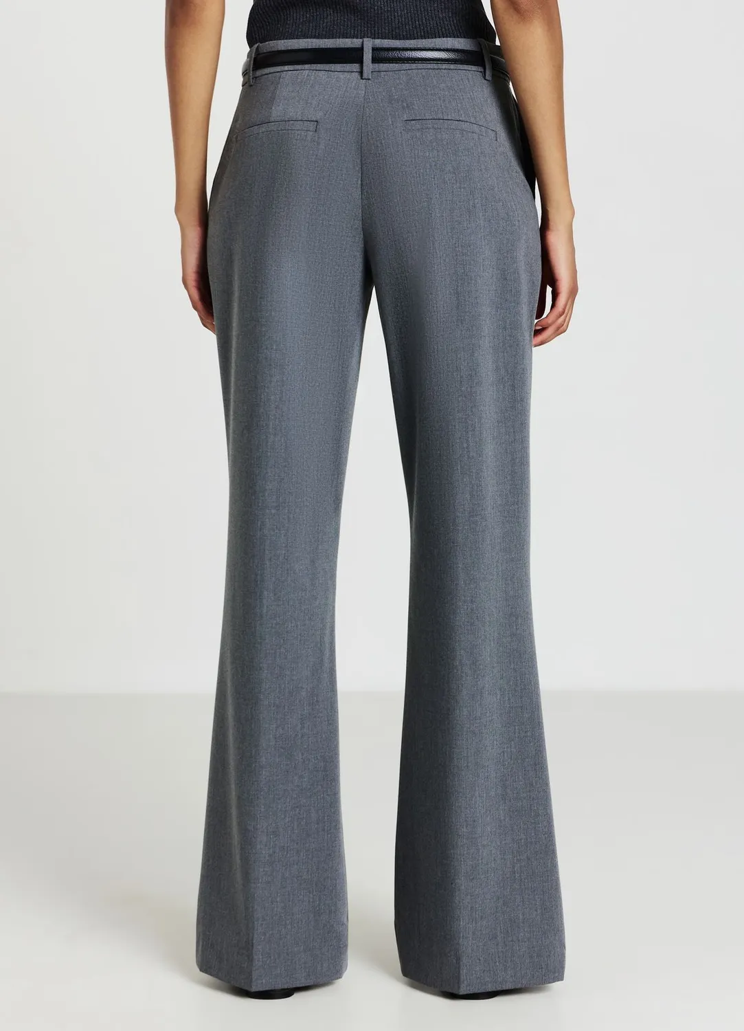 Calliope pantalon flare uni bureau femme