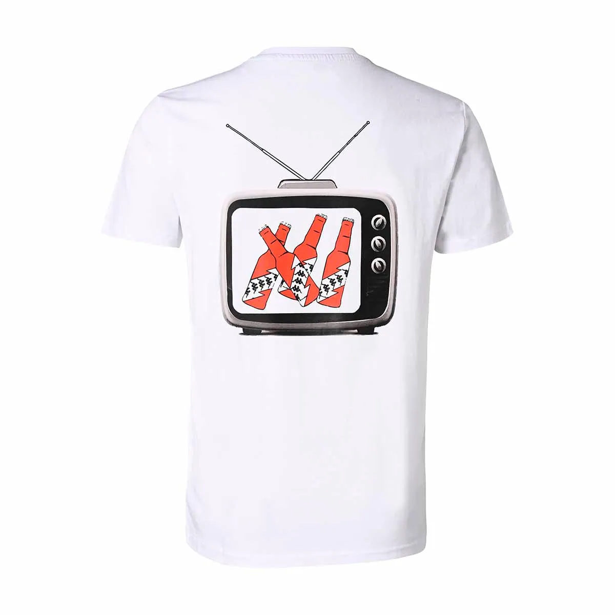 Kappa Bredy Authentic t-shirt blanc unisexe coton